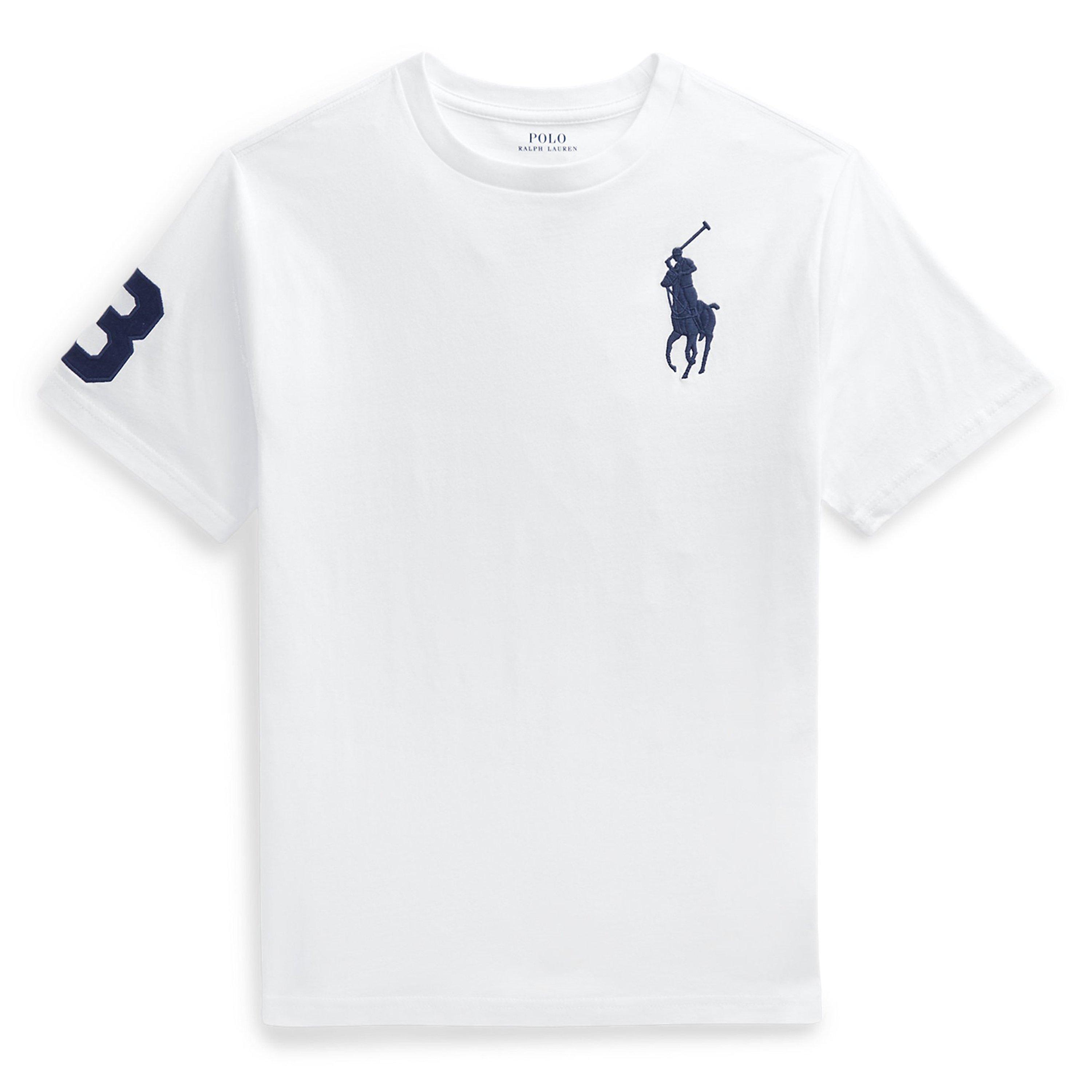 Polo Ralph Lauren Boys Kids' Large Logo T-Shirt - White - XL