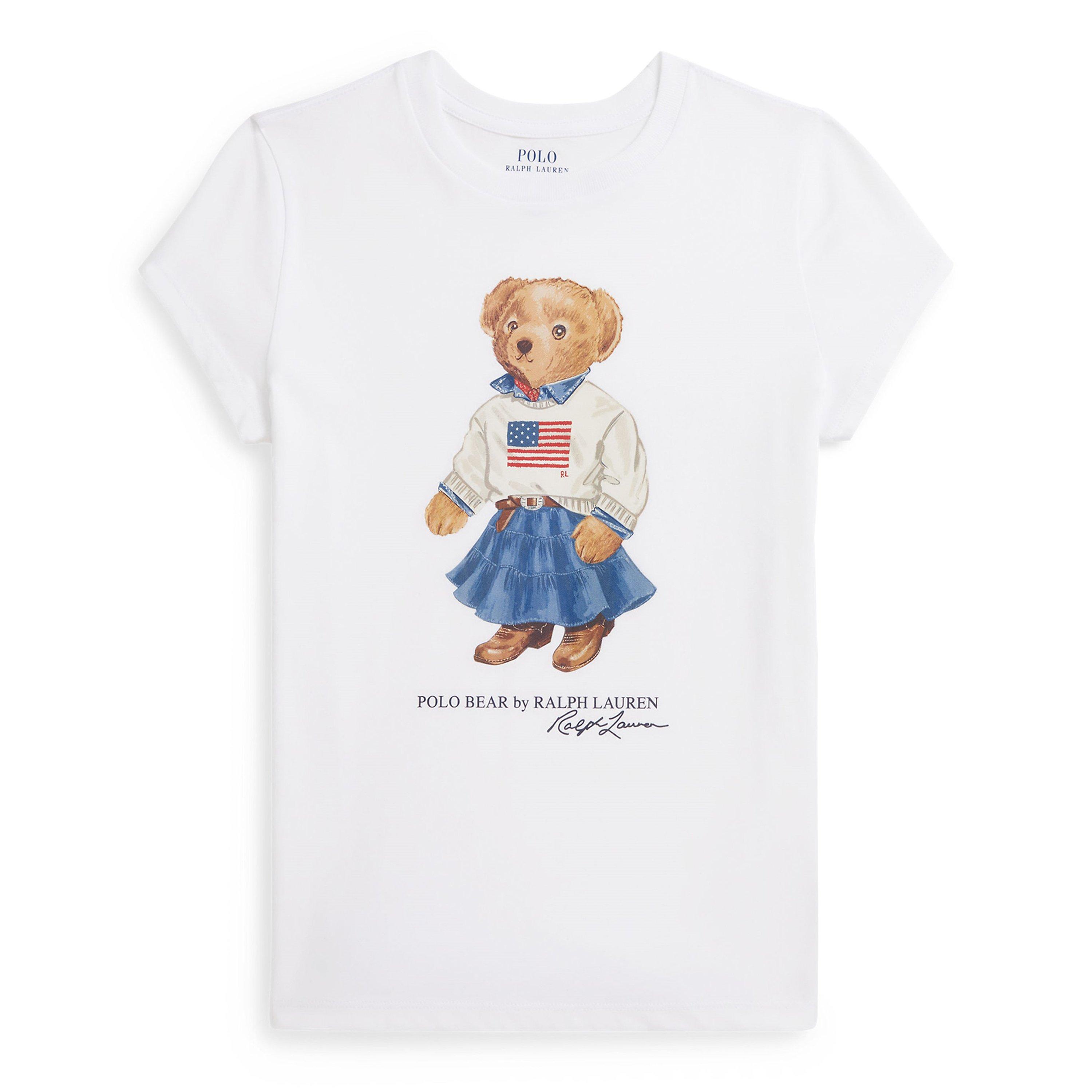 Polo Ralph Lauren Kids' Bear T-Shirt - White - Size 2Y