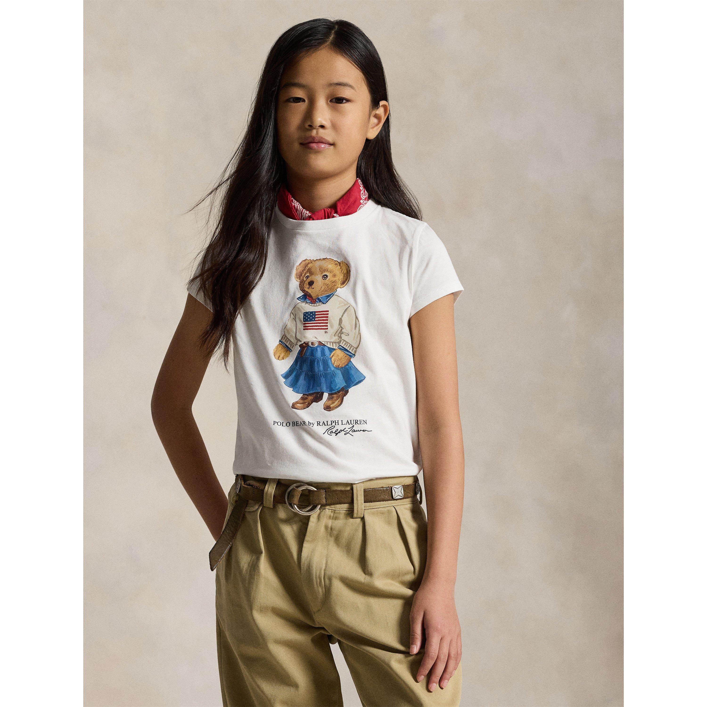 White - Polo Ralph Lauren - Kids' Bear T-Shirt - 3