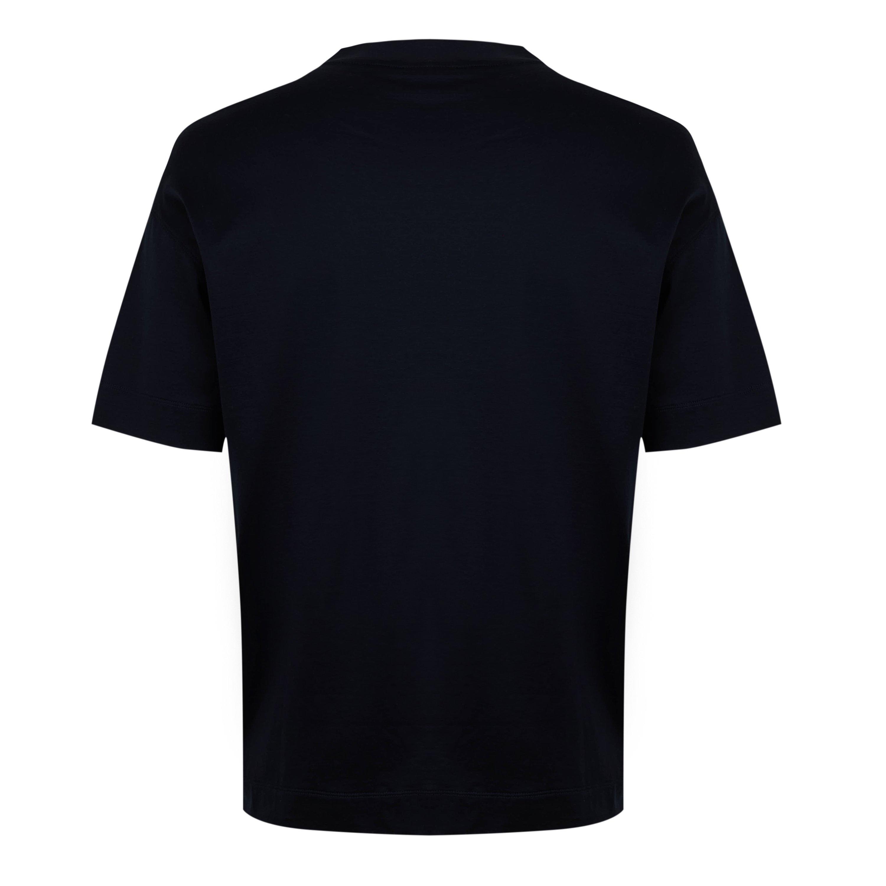 Navy Blue - Emporio Armani - Men's Regular Fit T-Shirt - 2