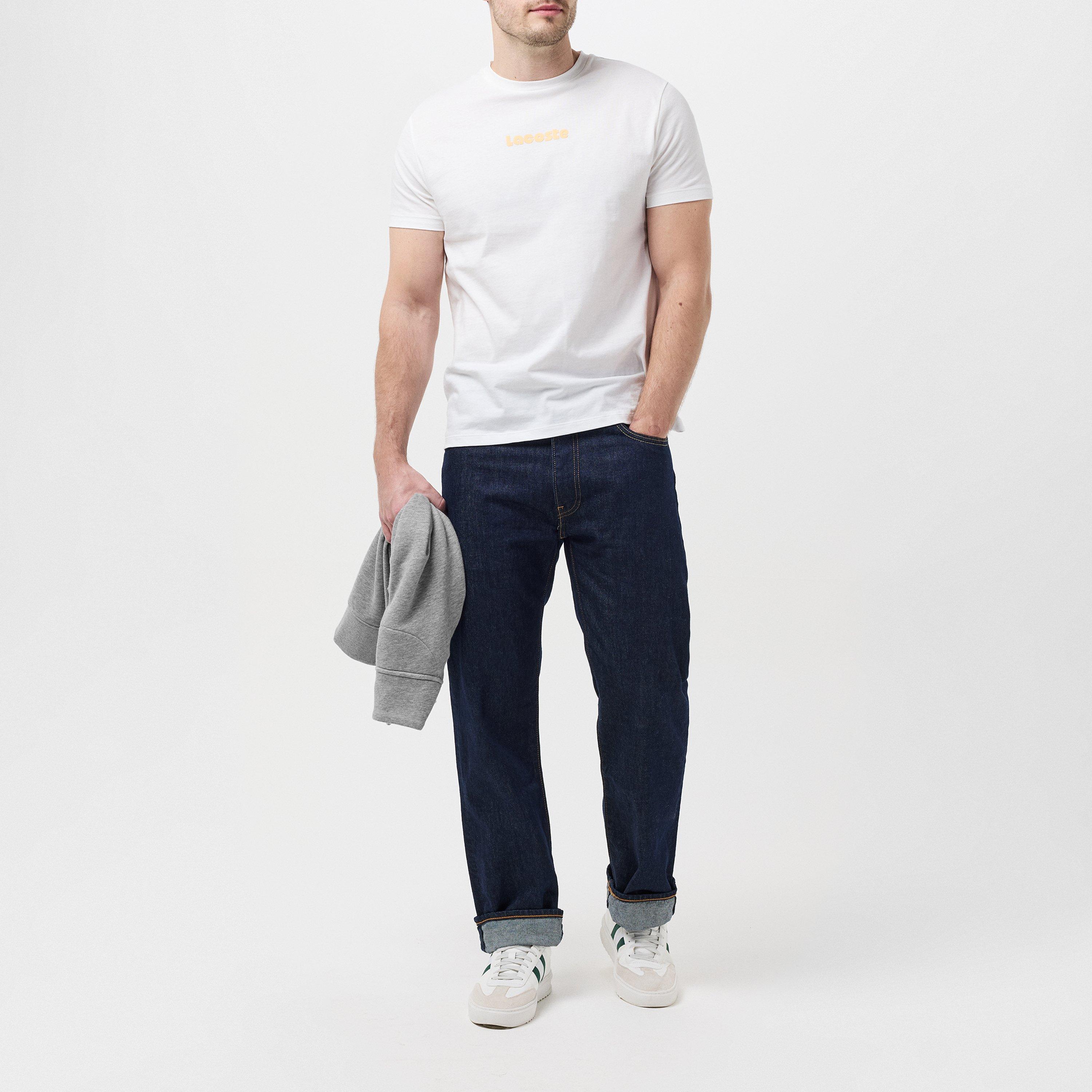 Flour - Lacoste - Men's Vintage Print Oversized T-Shirt - 6