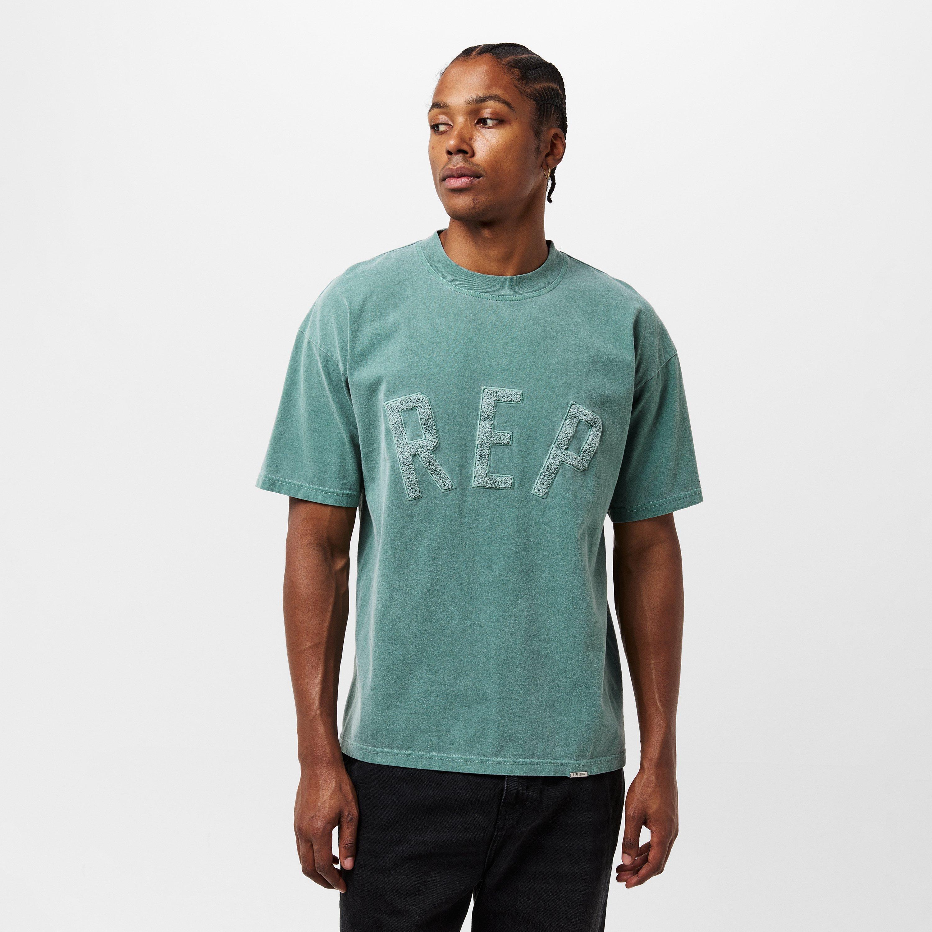 Forest Green - Represent - Men's Rep Applique Regular Fit T-Shirt - 3