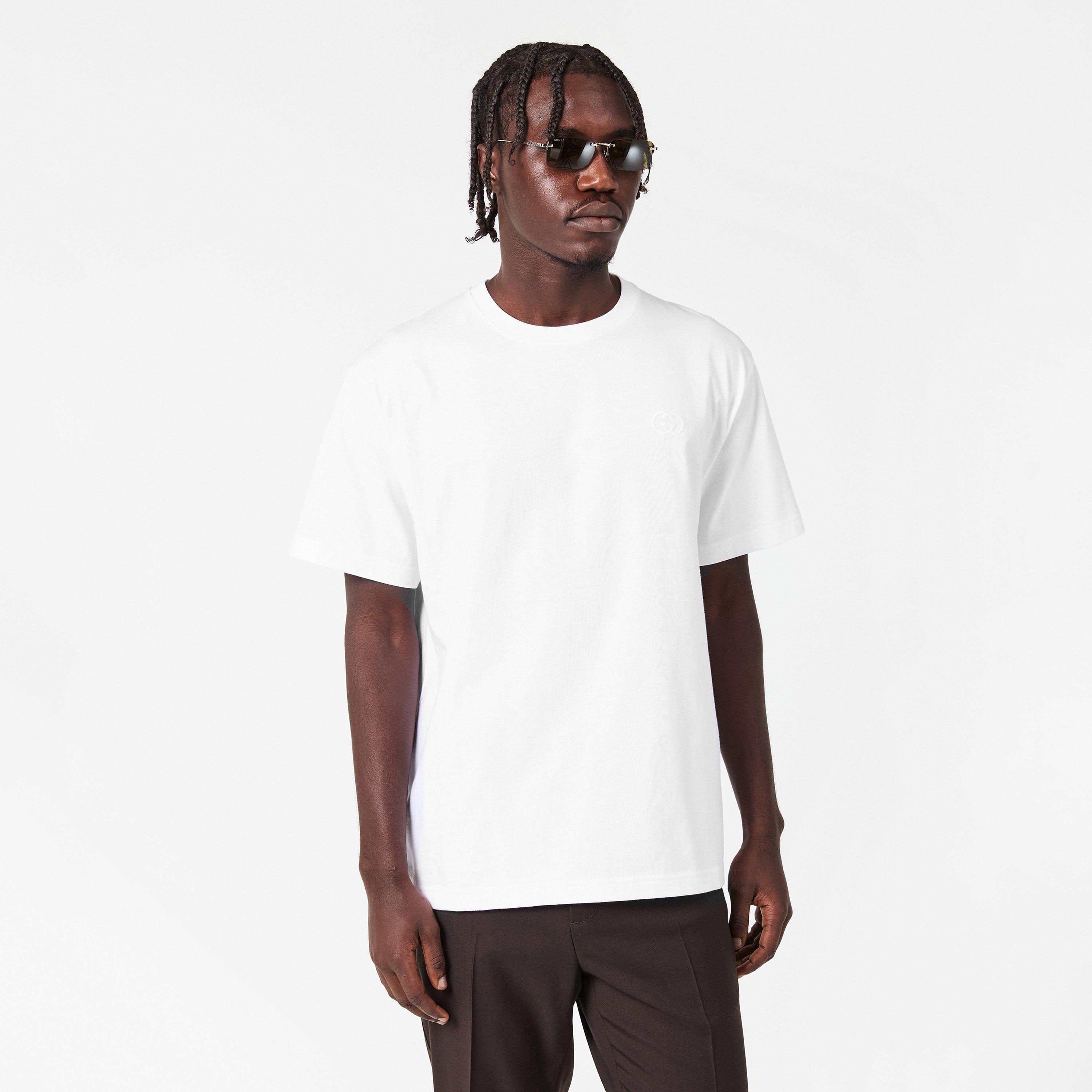 White - Gucci - Men's Cotton Regular Fit T-Shirt - 3