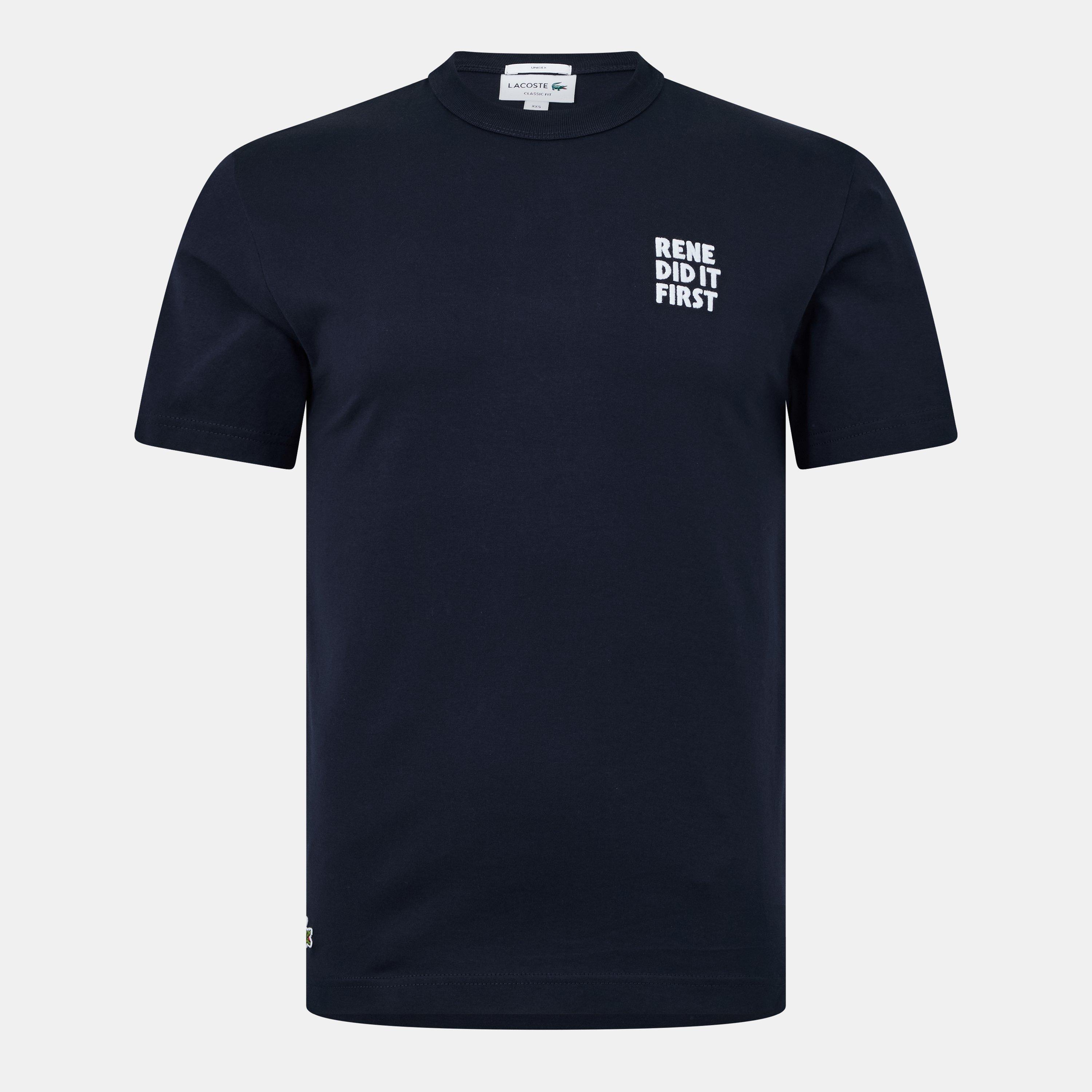 Navy Blue - Lacoste - Men's Short Sleeve T-Shirt - 1