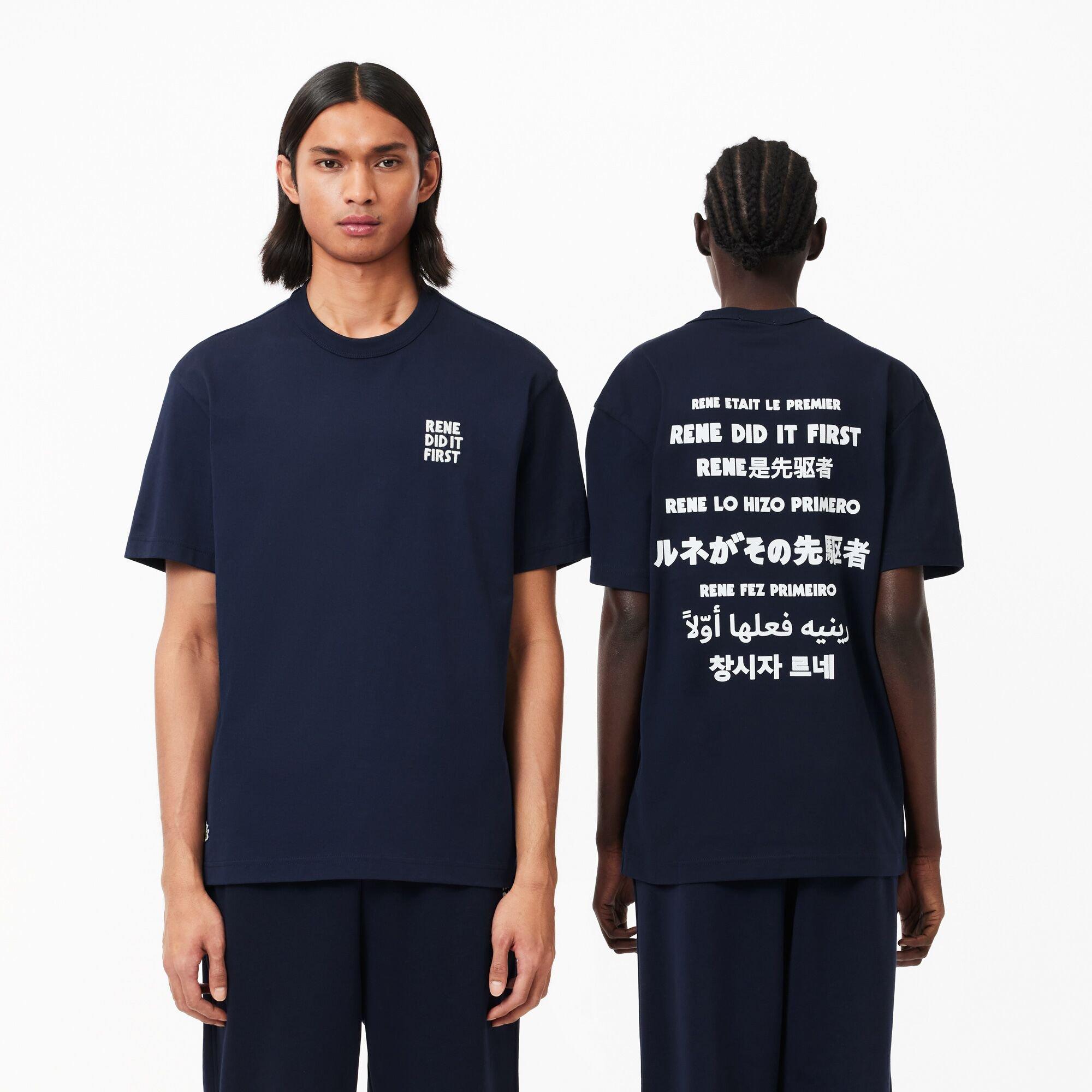 Marineblå - Lacoste - Men's Regular Fit Short-Sleeve T-Shirt - 3