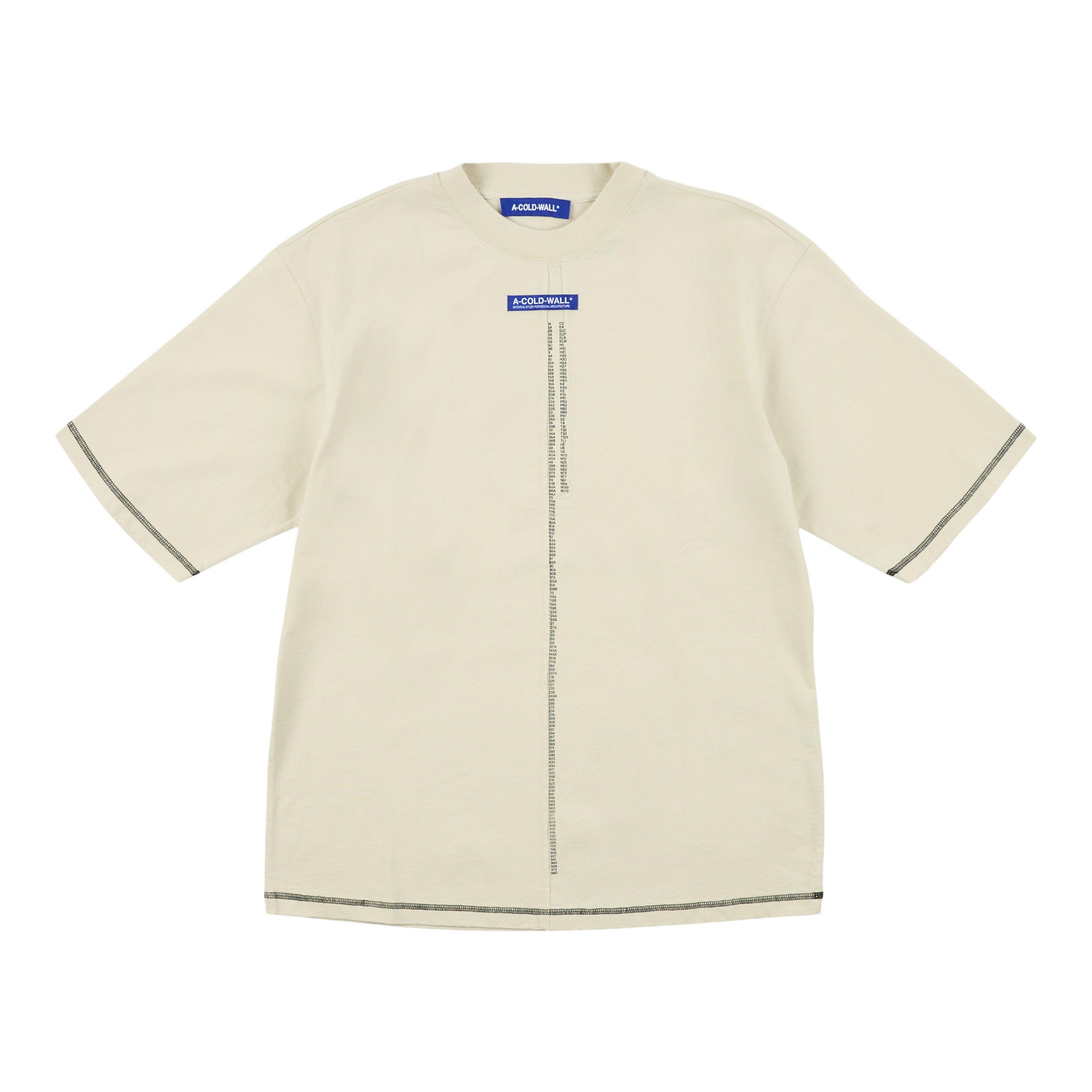 Beige 0005 - A-COLD-WALL - Men's Night Shift T-Shirt - 1