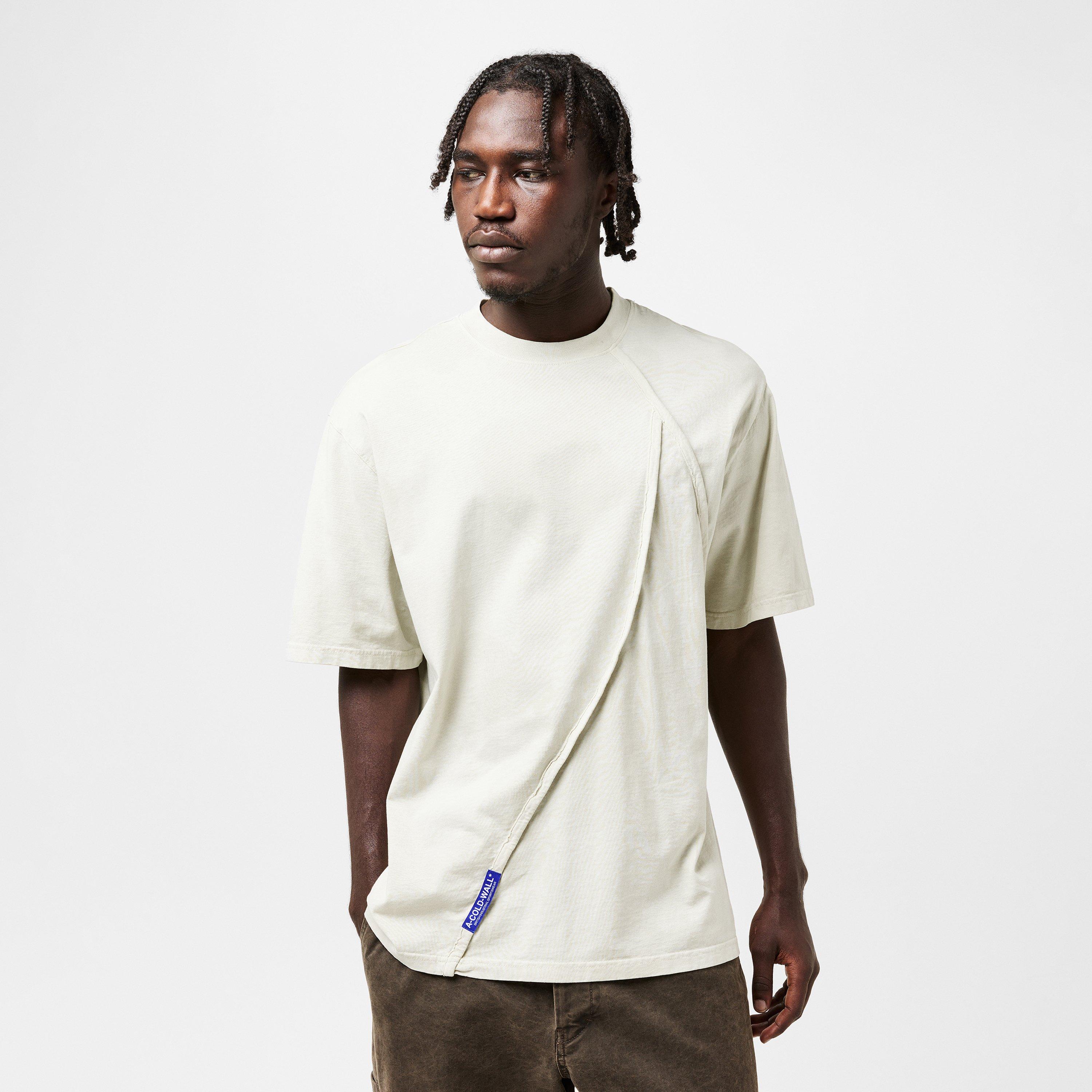Beige 0005 - A-COLD-WALL - Men's ACW Chartered Regular Fit T-Shirt - 3