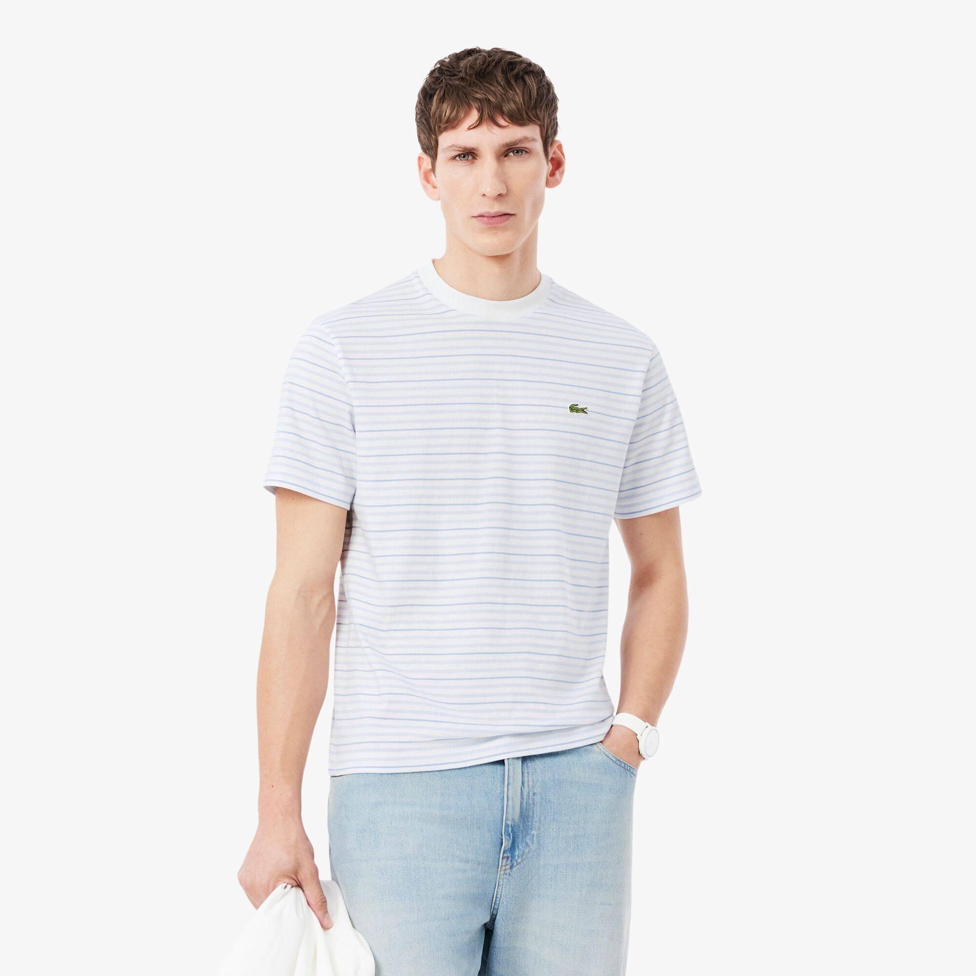 White WB5 - Lacoste - Lacoste Stripe Tee Sn63 - 2
