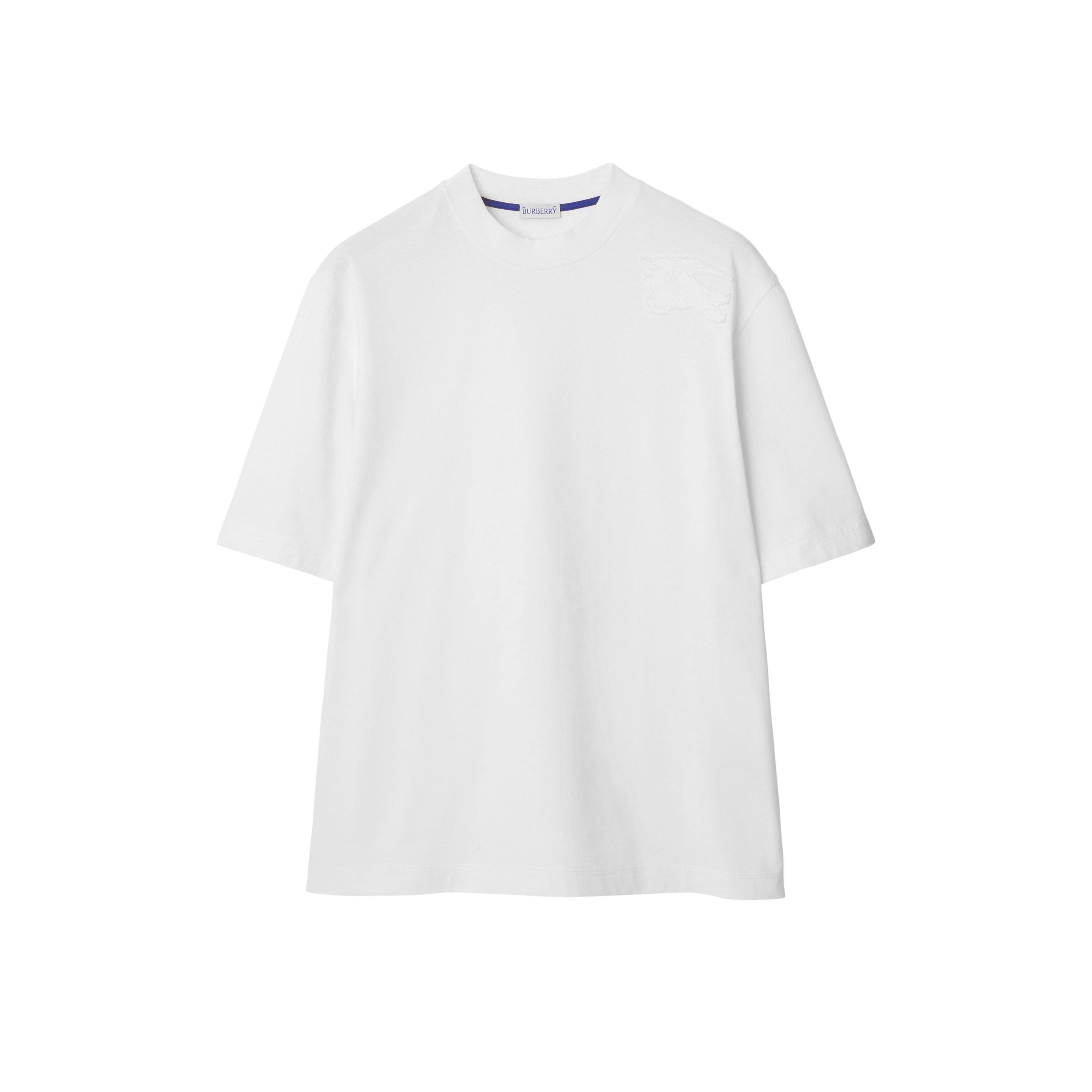 Salt - Burberry - Equestrian Knight Cotton T-Shirt - 5