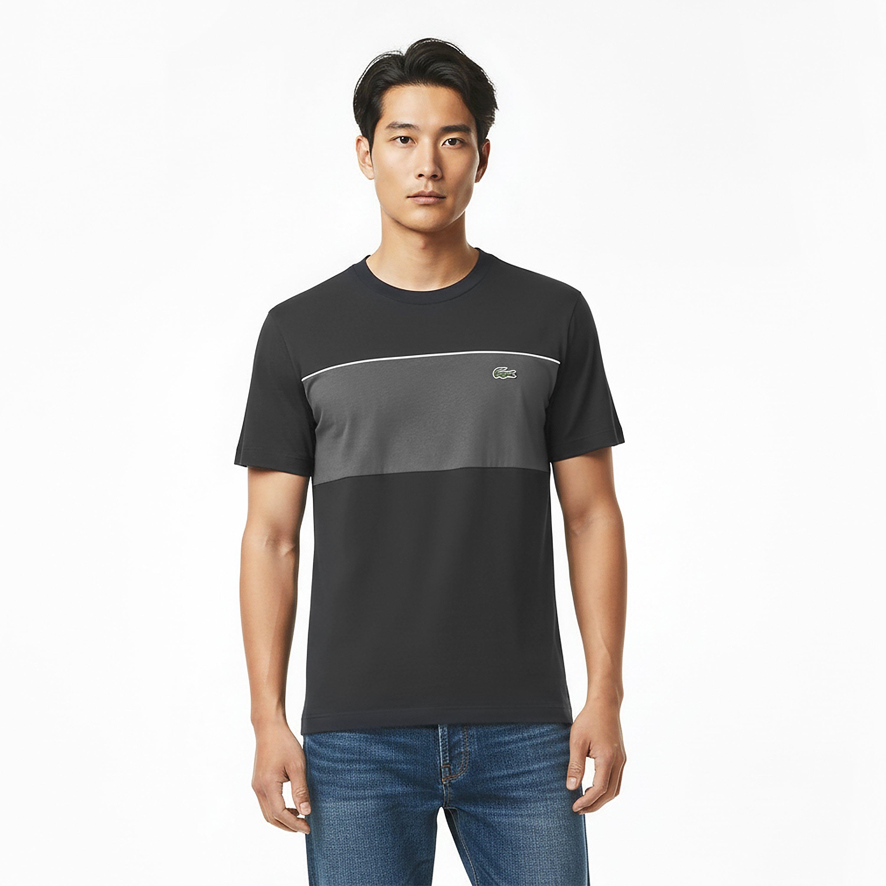 Black 4CI - Lacoste - Lacoste Colr Blk Tee Sn62 - 3