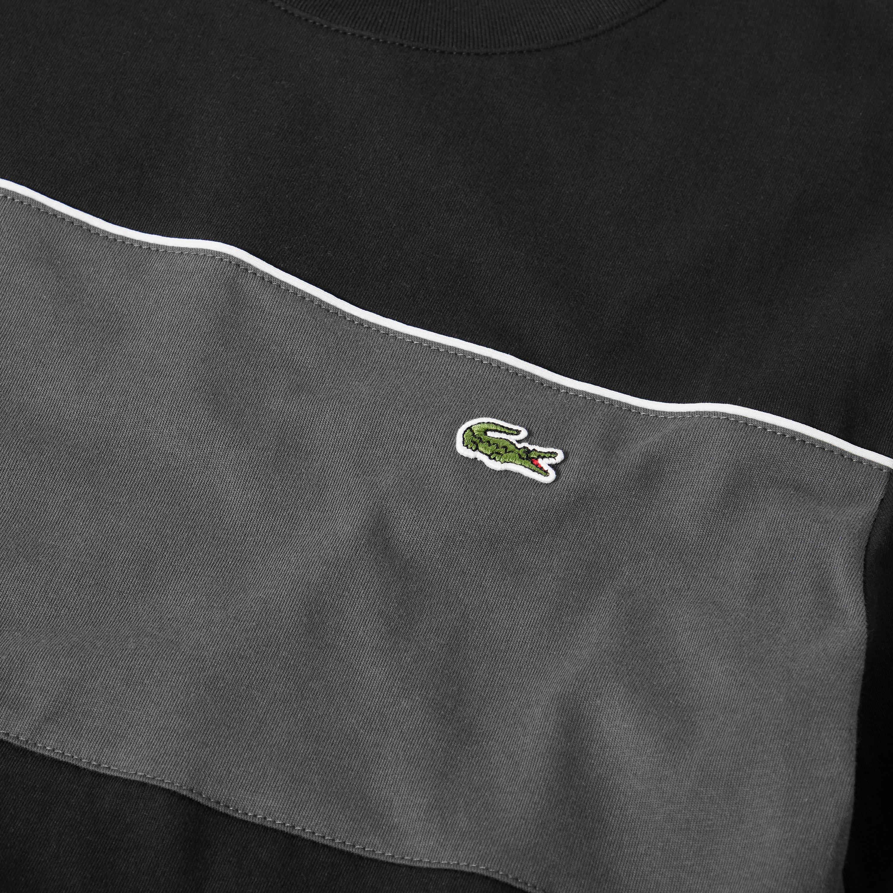 Black 4CI - Lacoste - Lacoste Colr Blk Tee Sn62 - 5