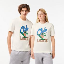 Lacoste Relaxed Fit Signature Print T-Shirt
