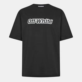 Off White Outline Skate Regular Fit T-Shirt