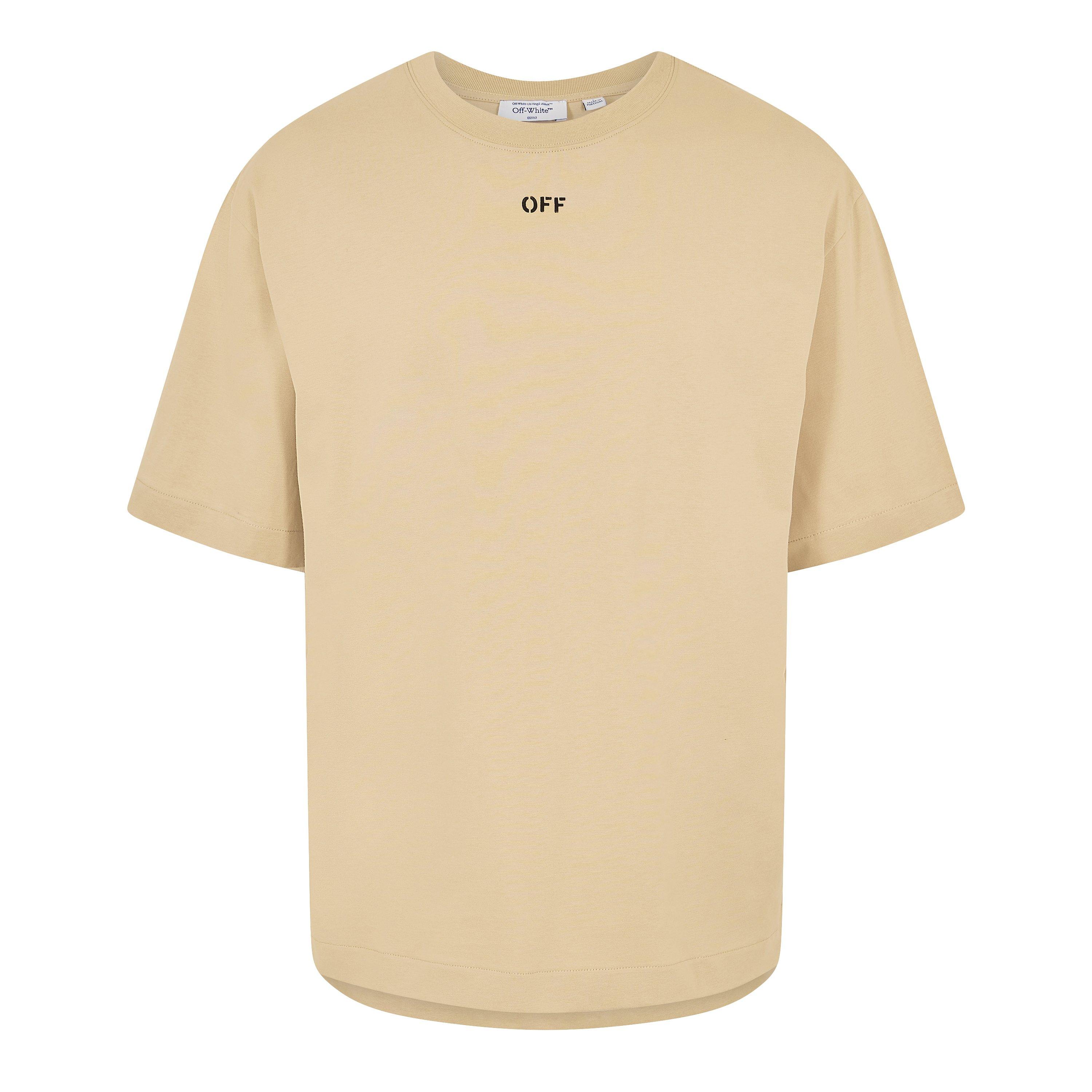Brown/Black - Off White - Men's Skate T-Shirt - 1