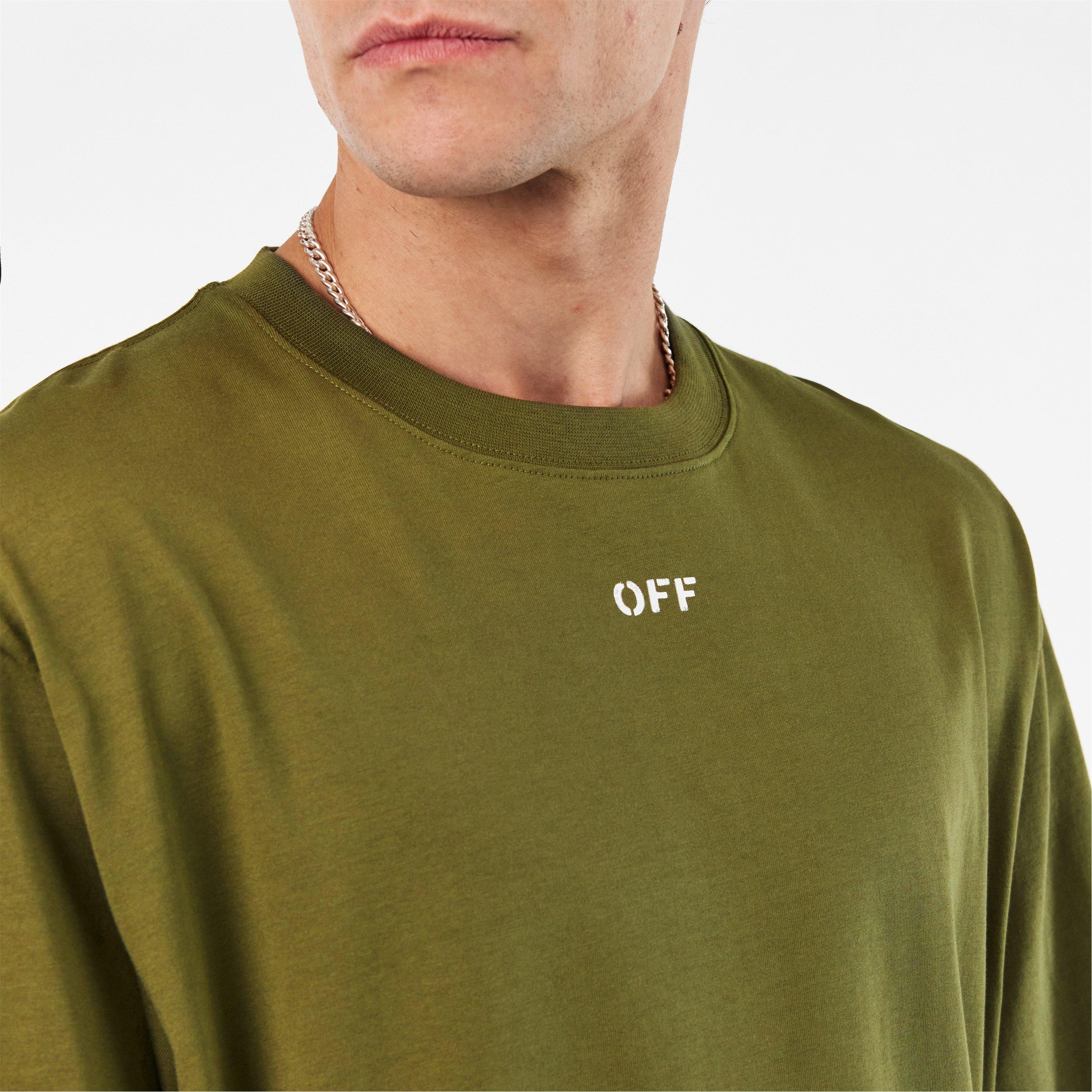 Muschio/Bianco - Off White - Skate Regular Fit T-Shirt - 5