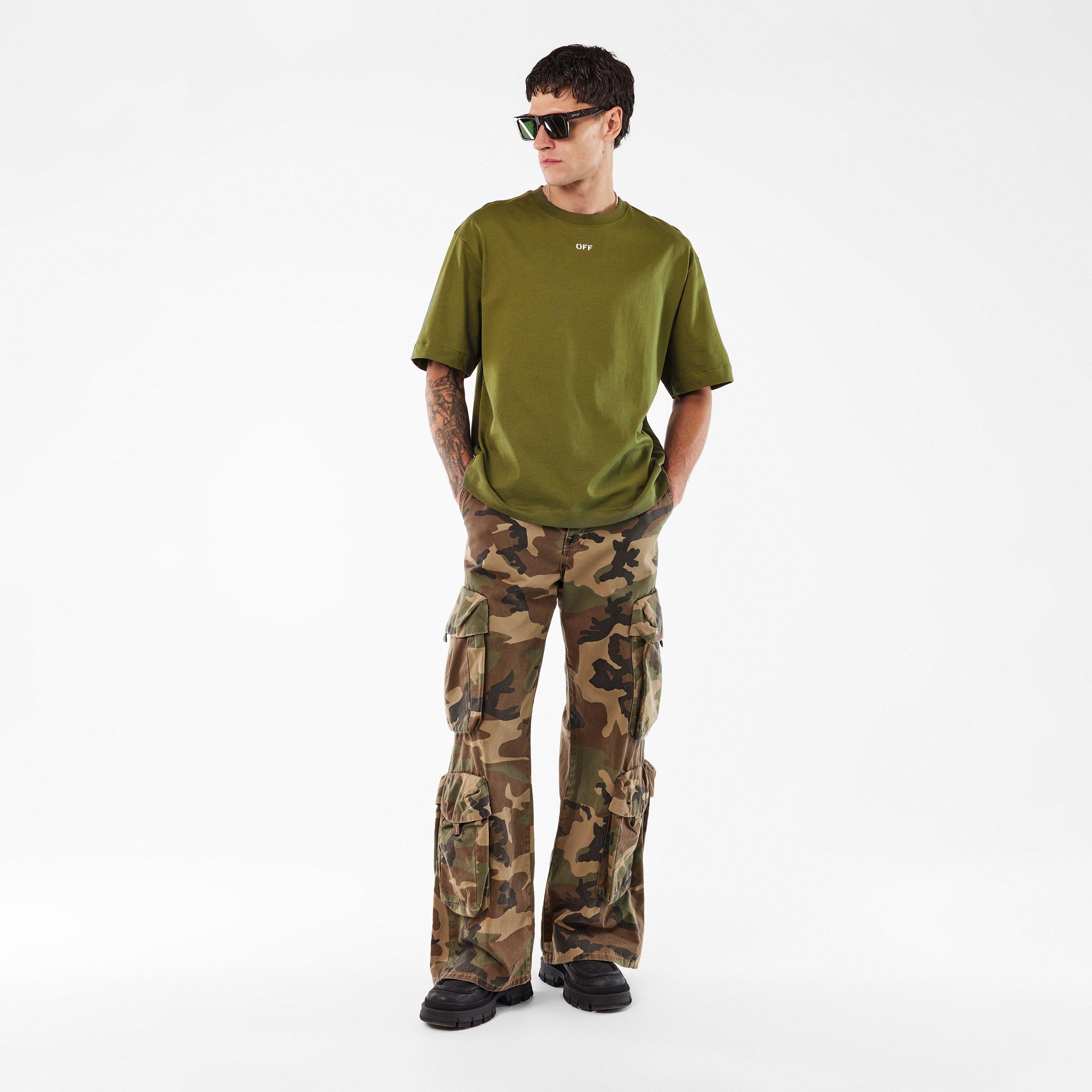 Muschio/Bianco - Off White - Skate Regular Fit T-Shirt - 6