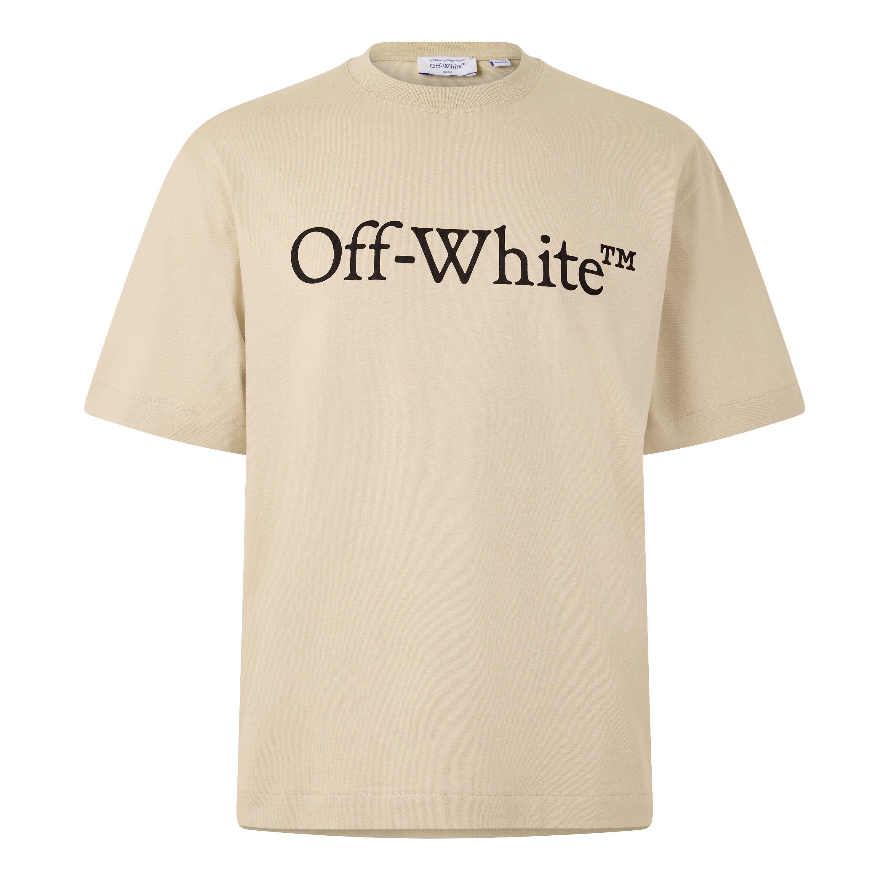 Off White Men's Bkish Skate T-Shirt - Brown/Black - Size 2XL