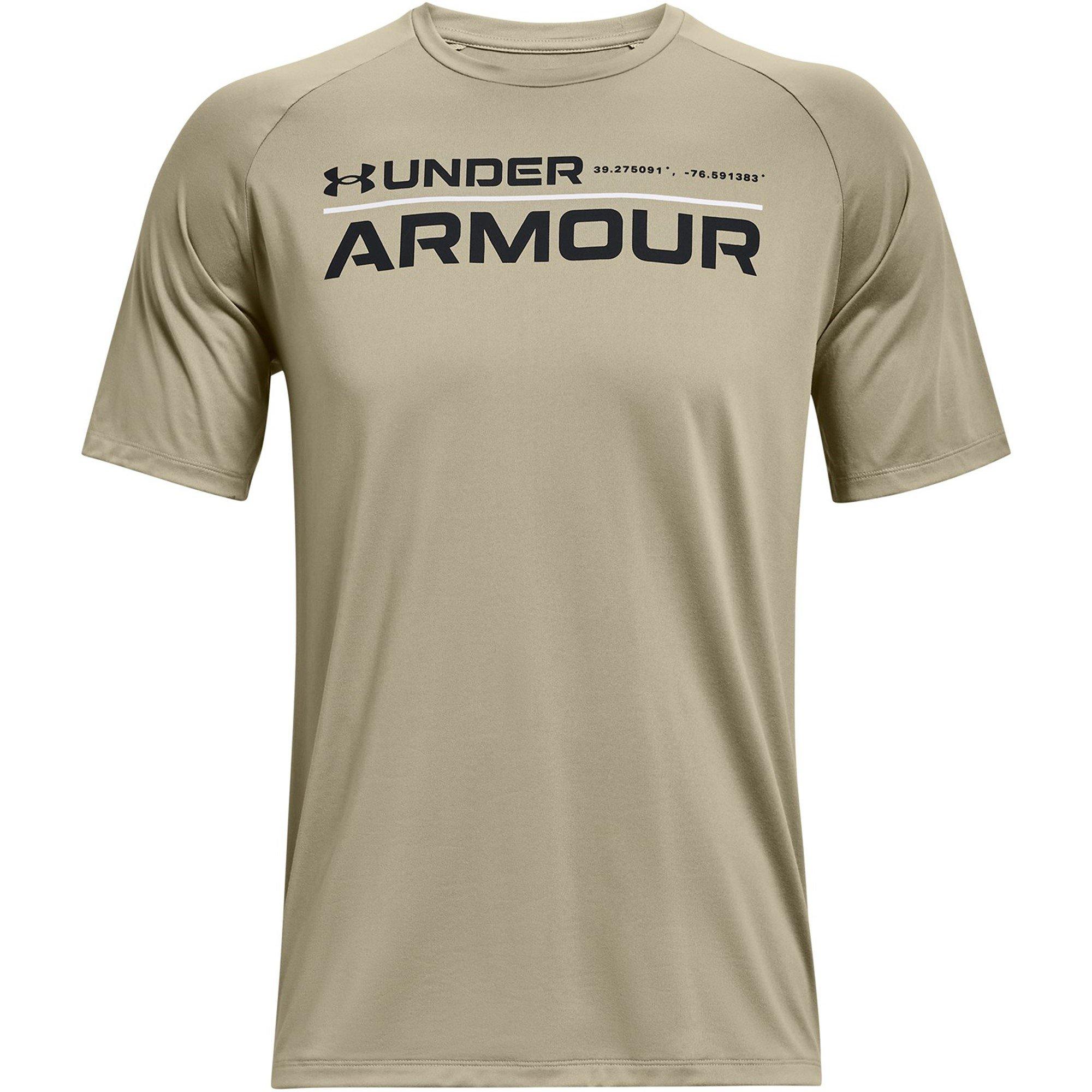KHAKI GRIGIO / / - Under Armour - Under Tech T Shirt Mens - 1