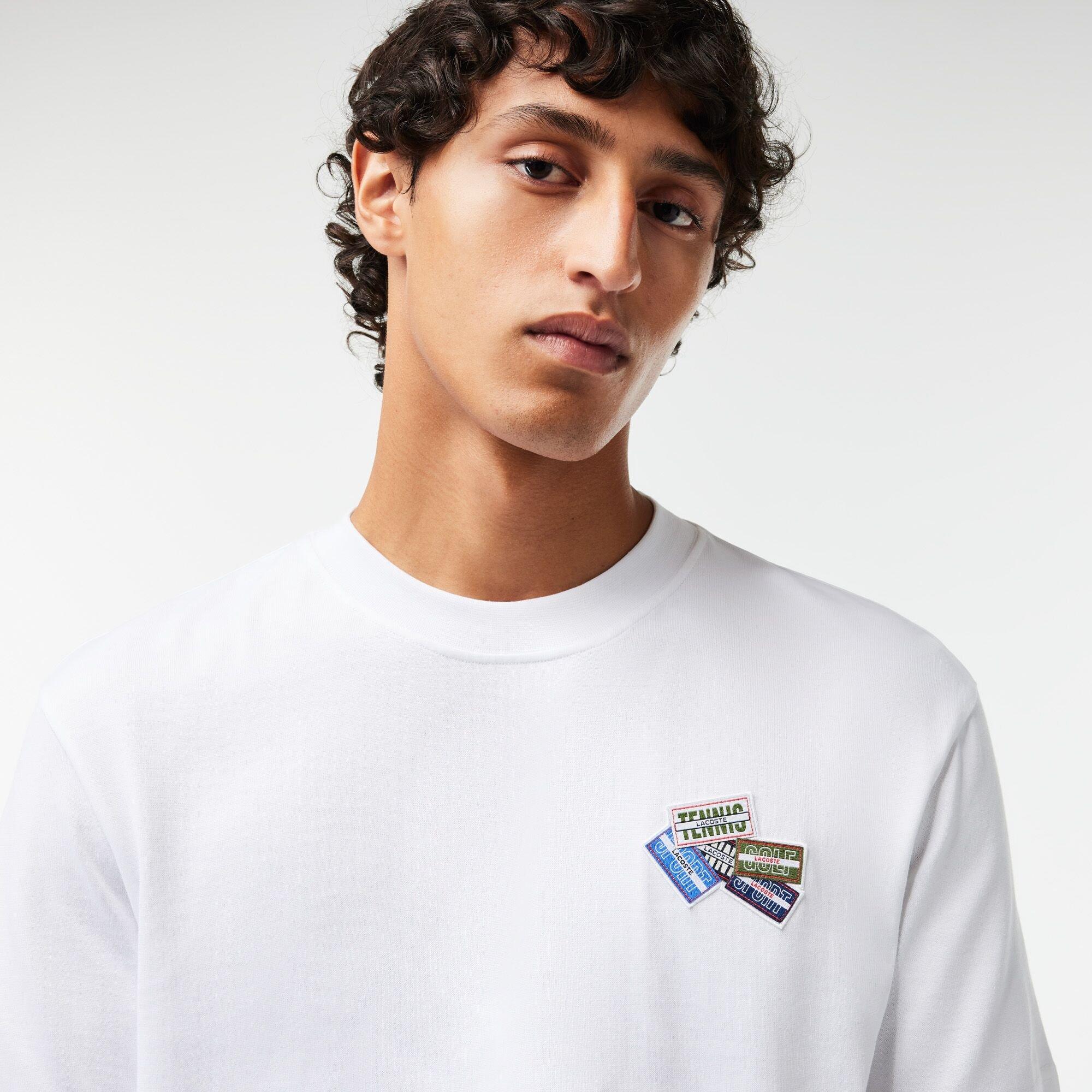 White - Lacoste - Men's Logo Regular Fit T-Shirt - 2