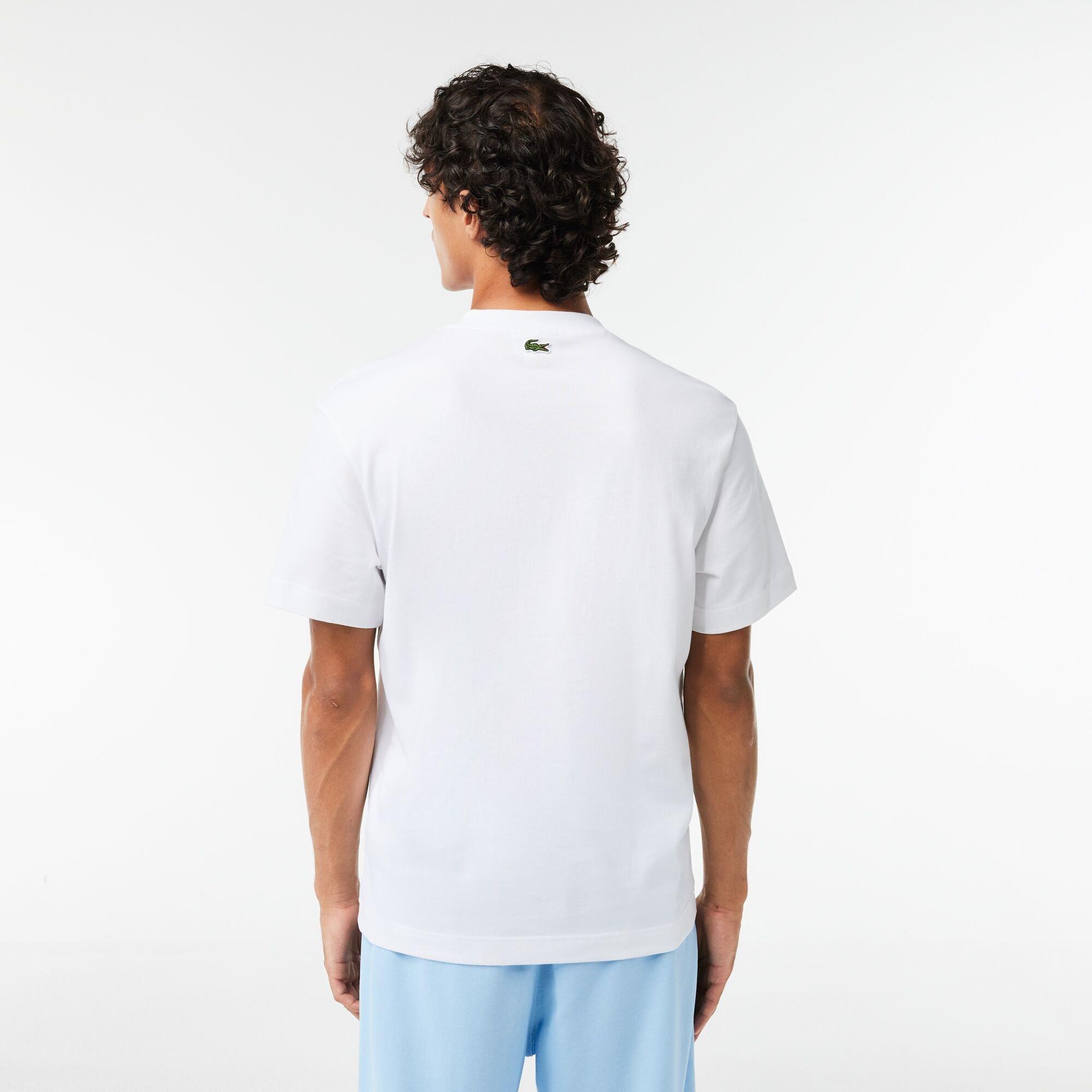 White - Lacoste - Men's Logo Regular Fit T-Shirt - 3