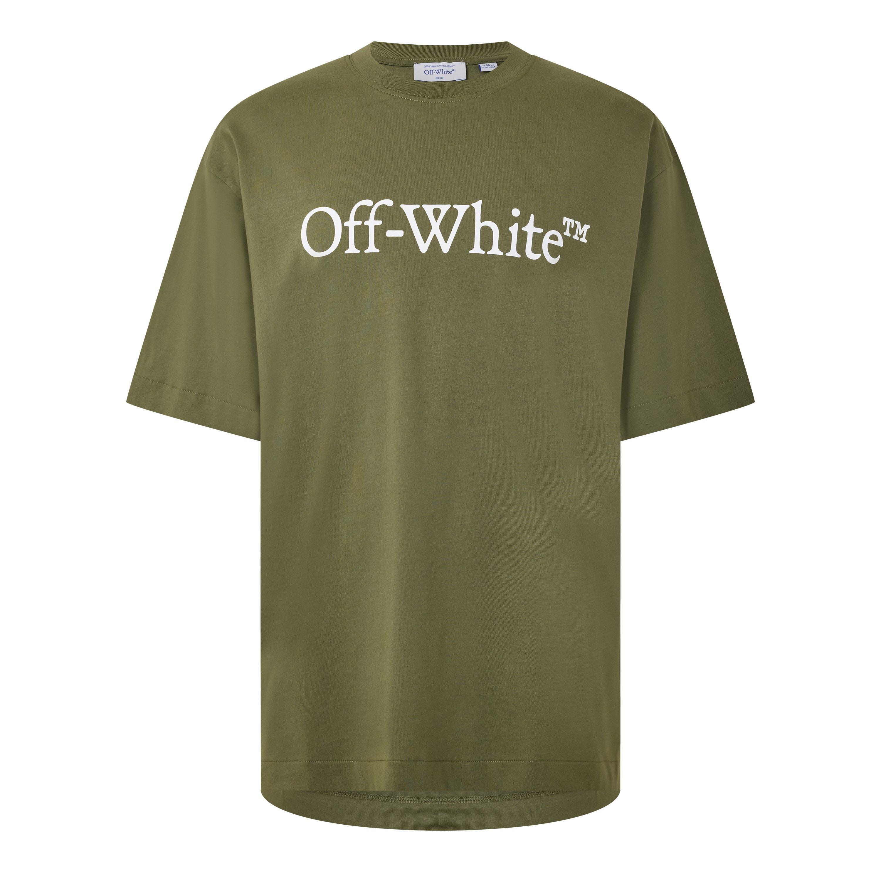 Moss/White - Off White - Men's Bkish Skate Skateboard-Inspired T-Shirt - 1