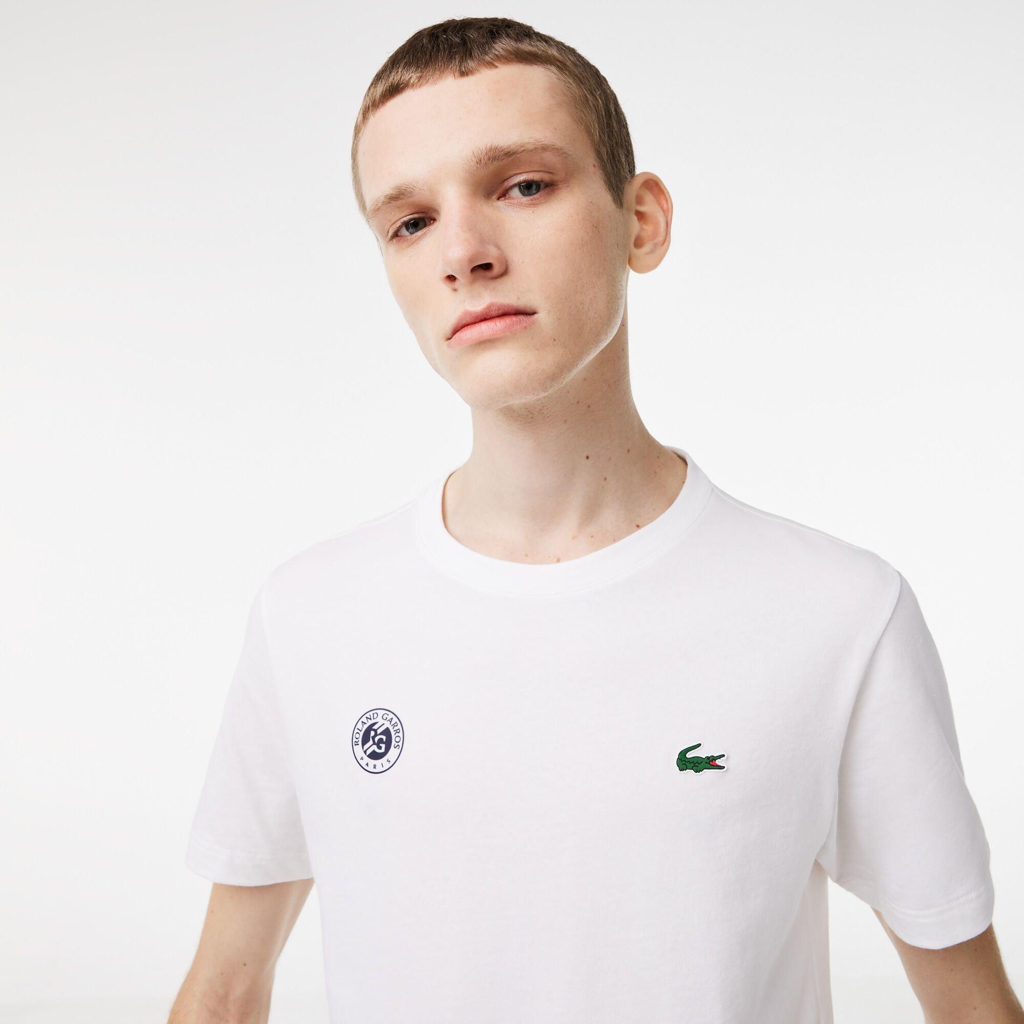 White - Lacoste - Men's Garros Short-Sleeve Regular Fit T-Shirt - 2