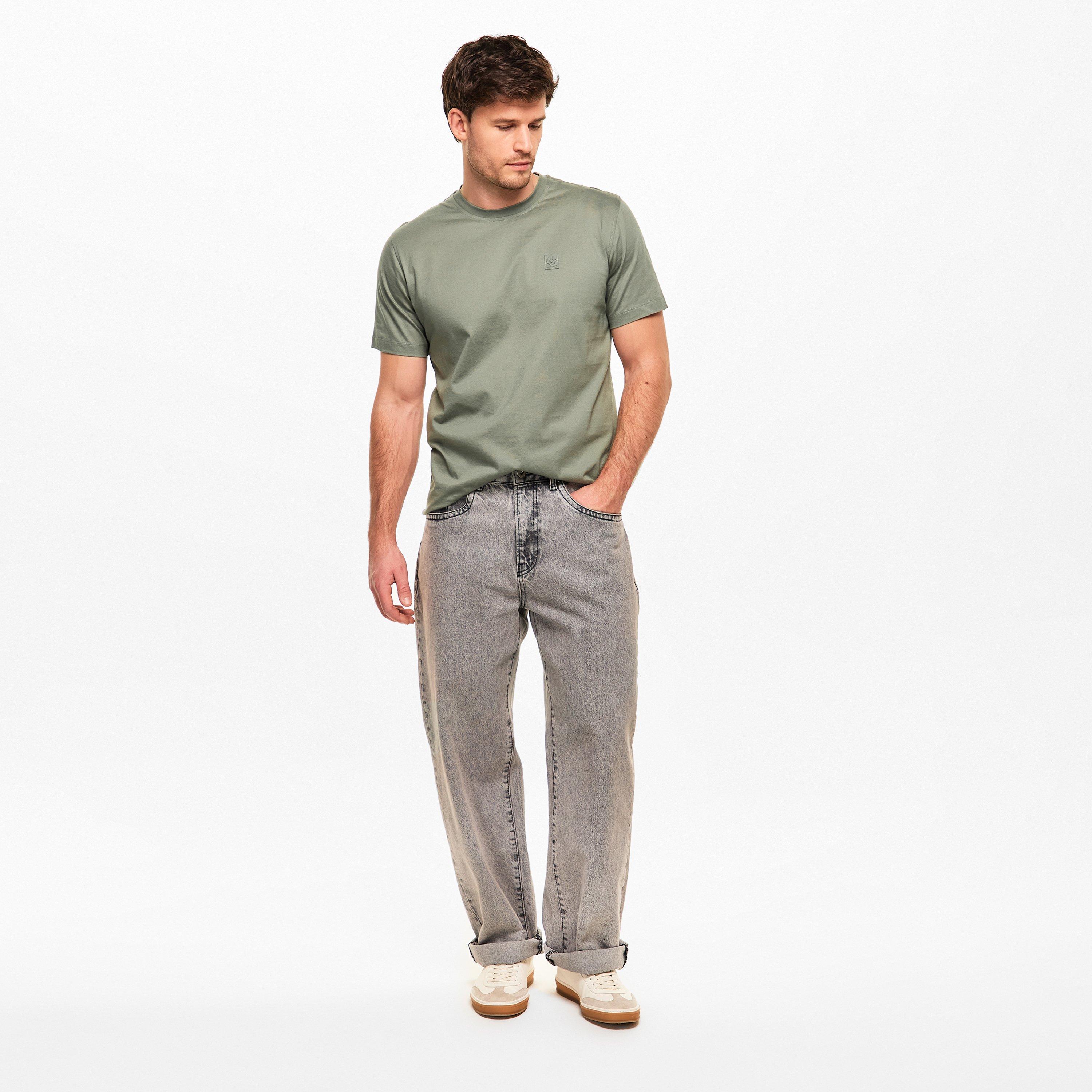 Lichen - Belstaff - Men's Steel T-Shirt - 6