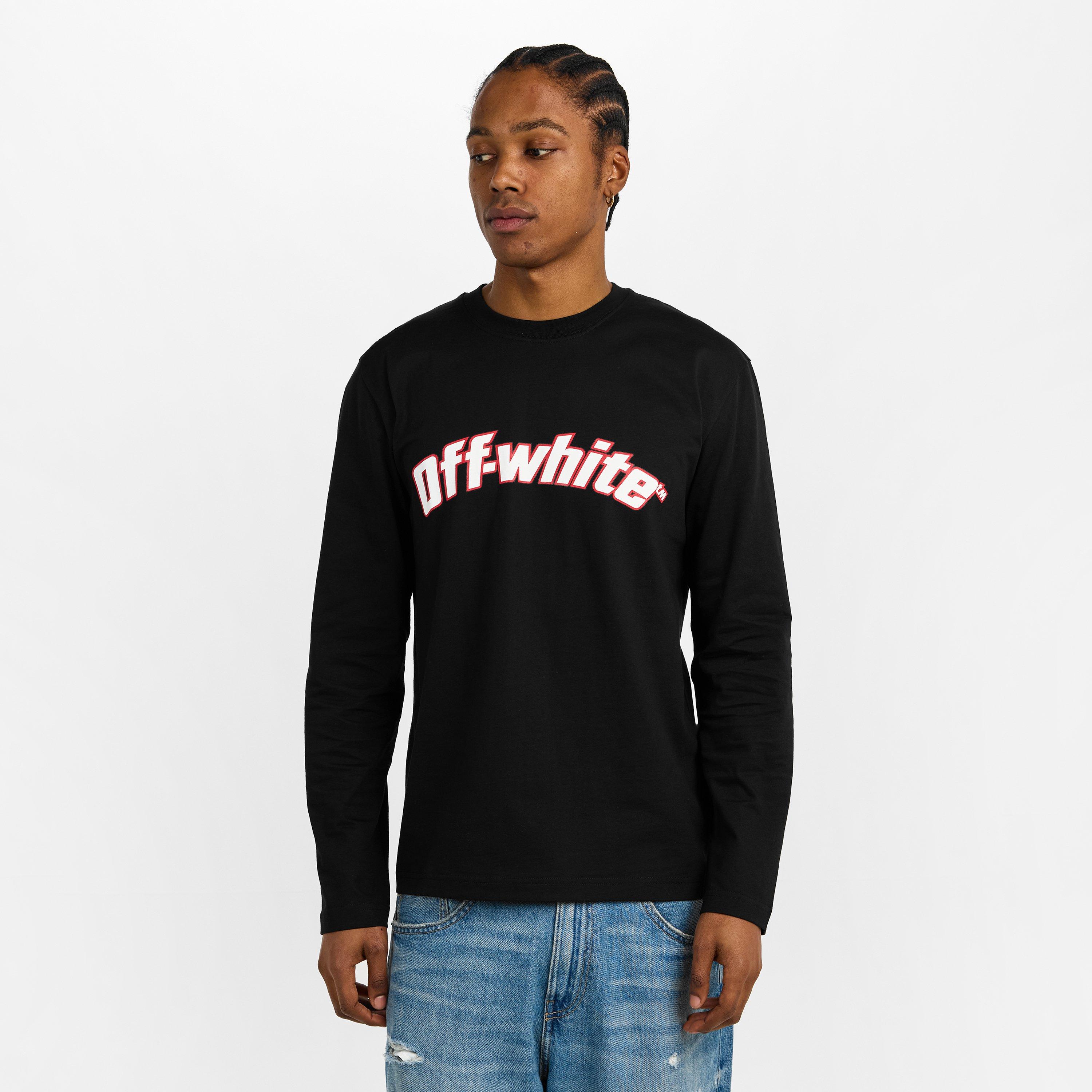 Black-White - Off White - Logo Skate LS T Sn99 - 3