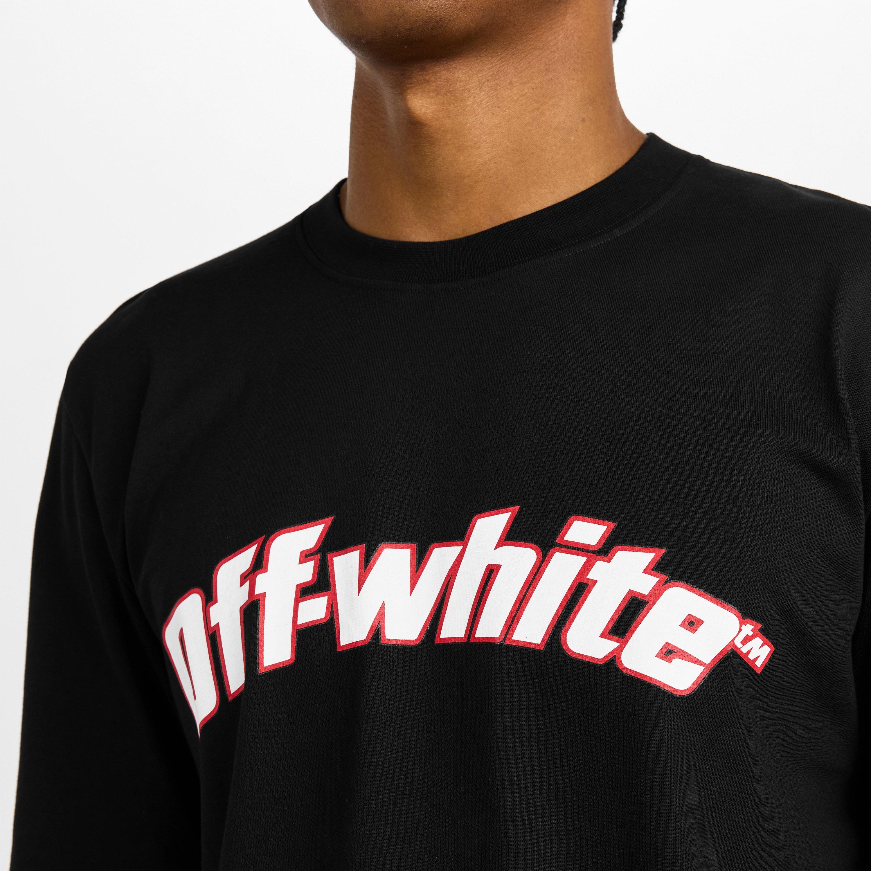 Black-White - Off White - Logo Skate LS T Sn99 - 5