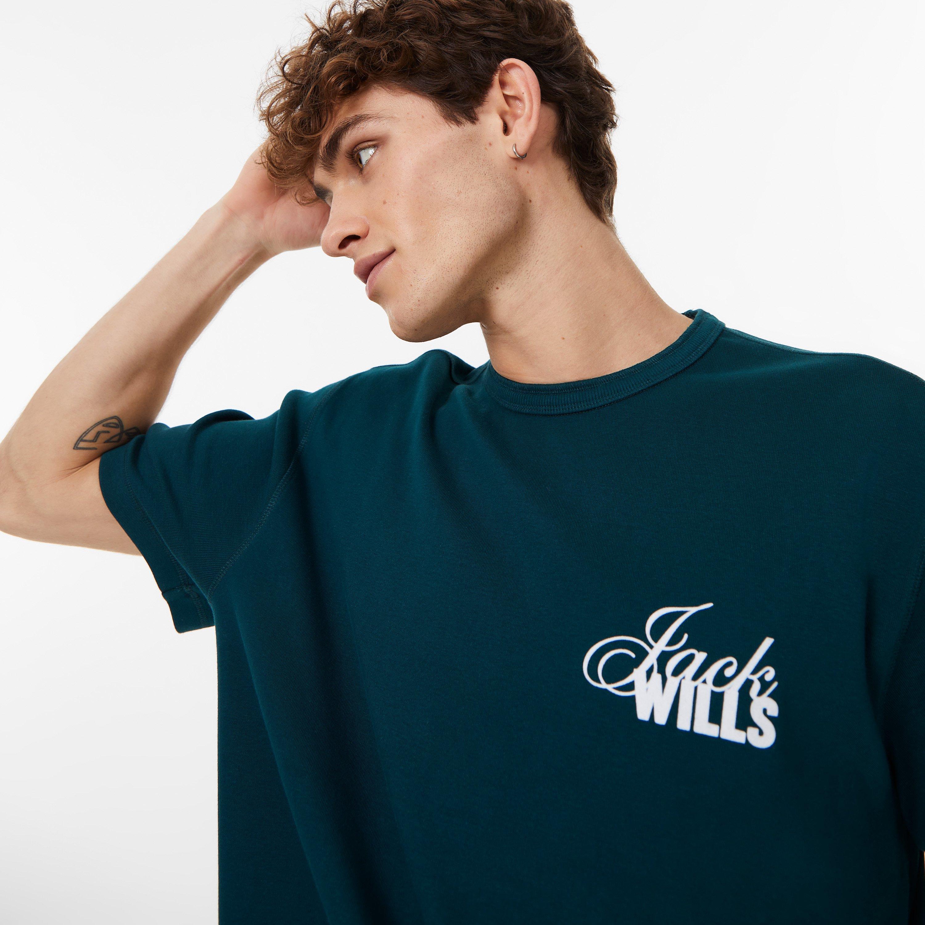 Rich Teal - Jack Wills - Vintage Ribbed T-Shirt - 3