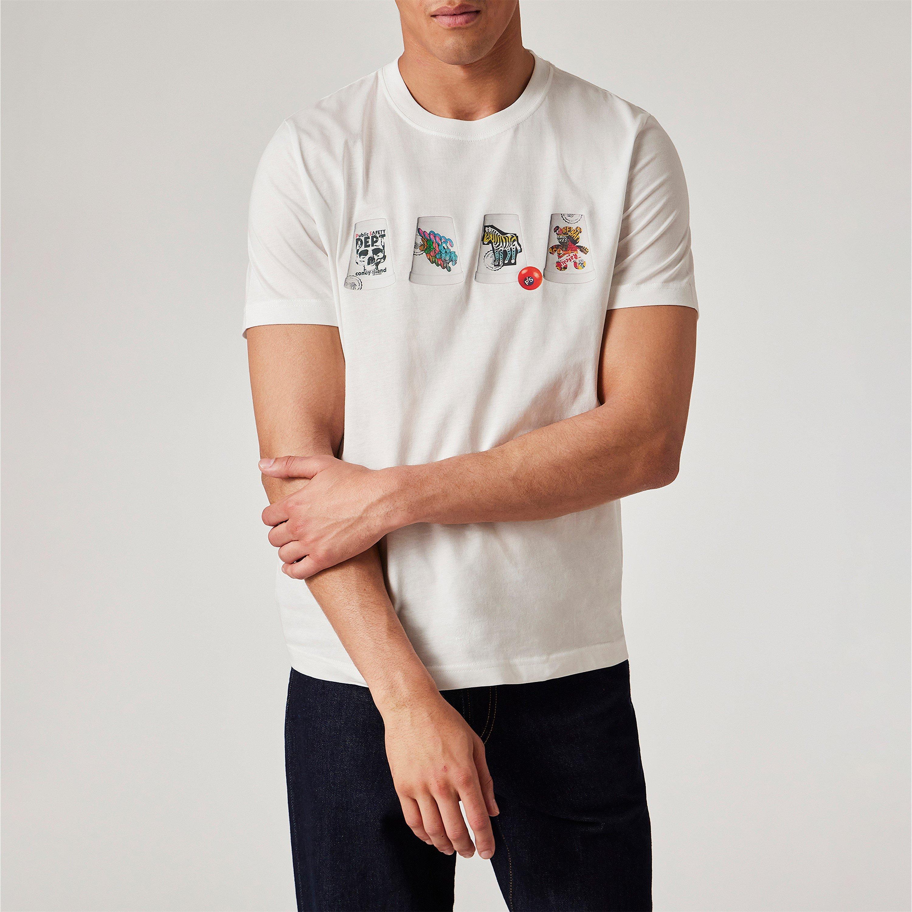 White 01 - PS Paul Smith - Men's Cups T-Shirt - 2