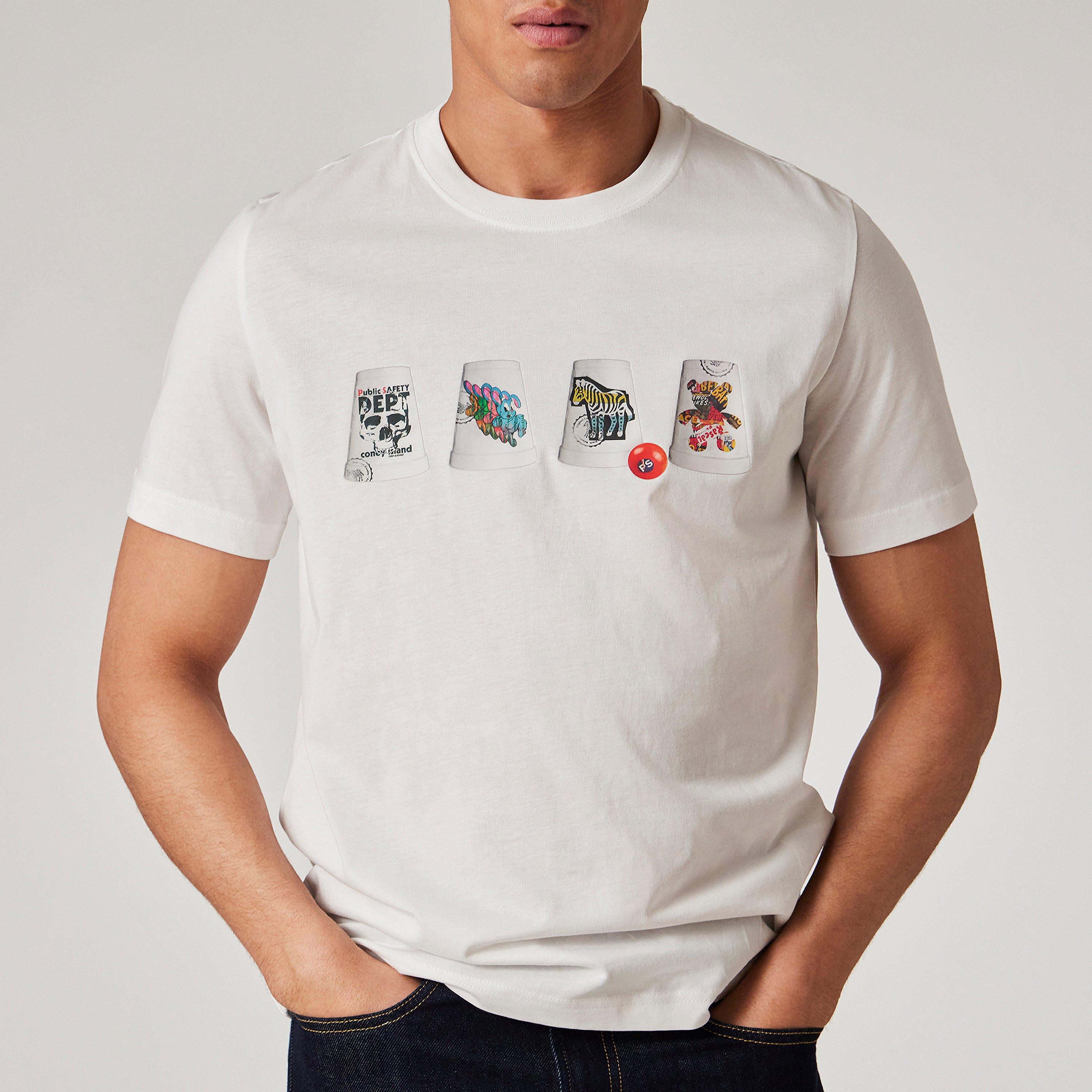 White 01 - PS Paul Smith - Men's Cups T-Shirt - 3