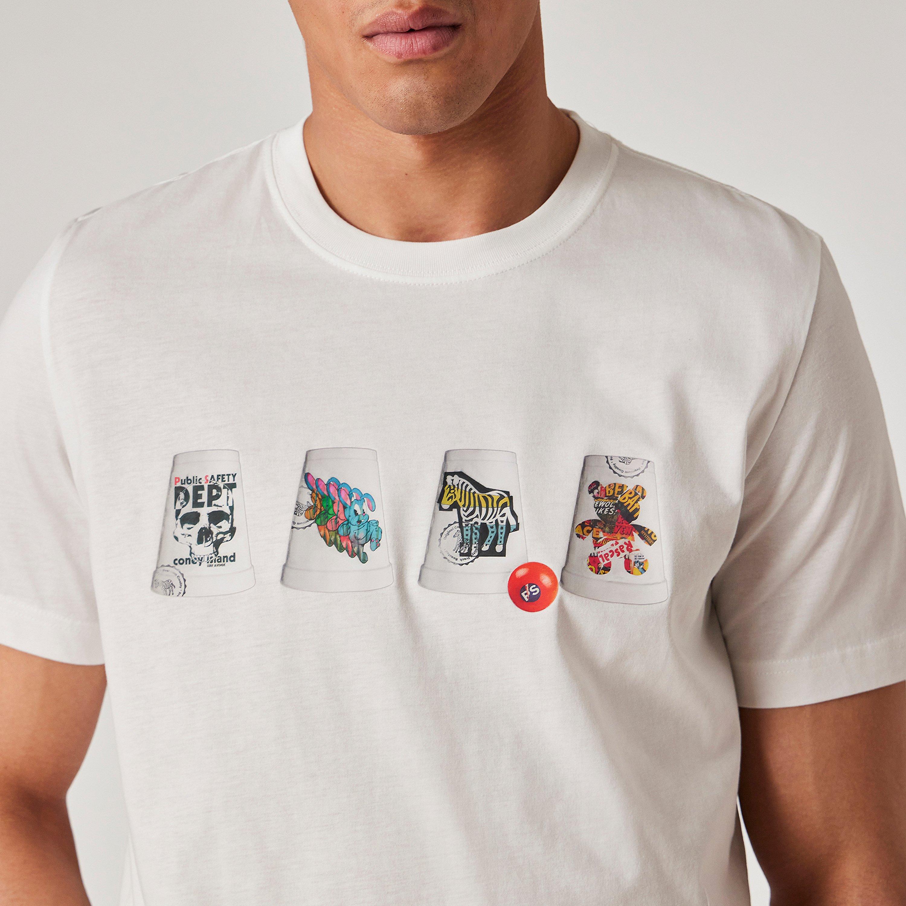 White 01 - PS Paul Smith - Men's Cups T-Shirt - 4