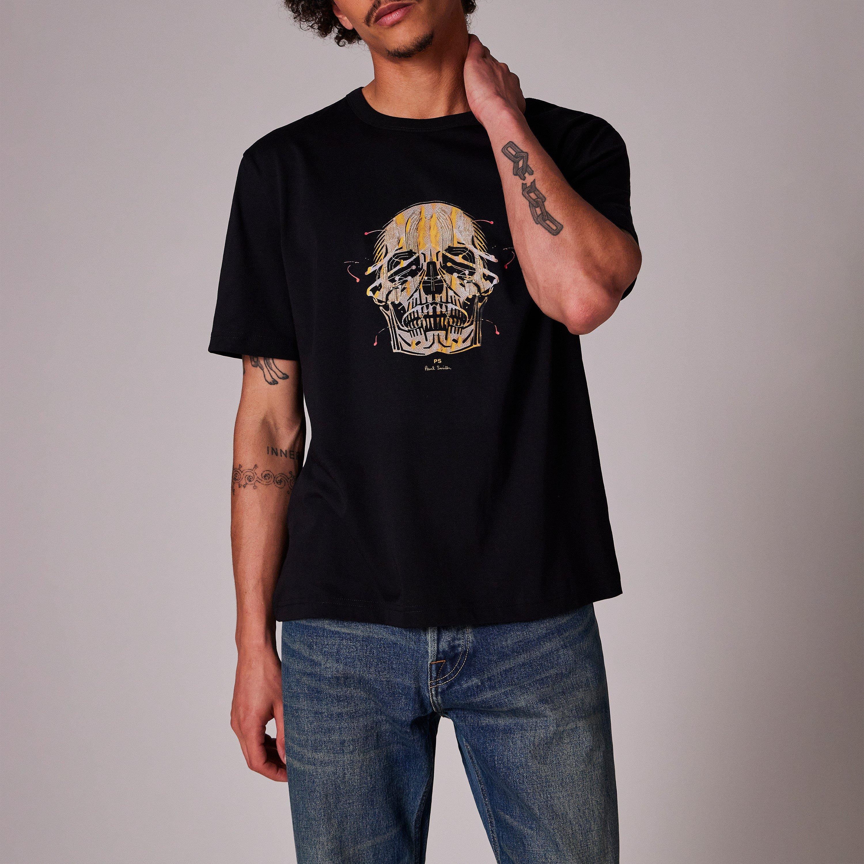 Black 79 - PS Paul Smith - Men's Skull Regular Fit T-Shirt - 2