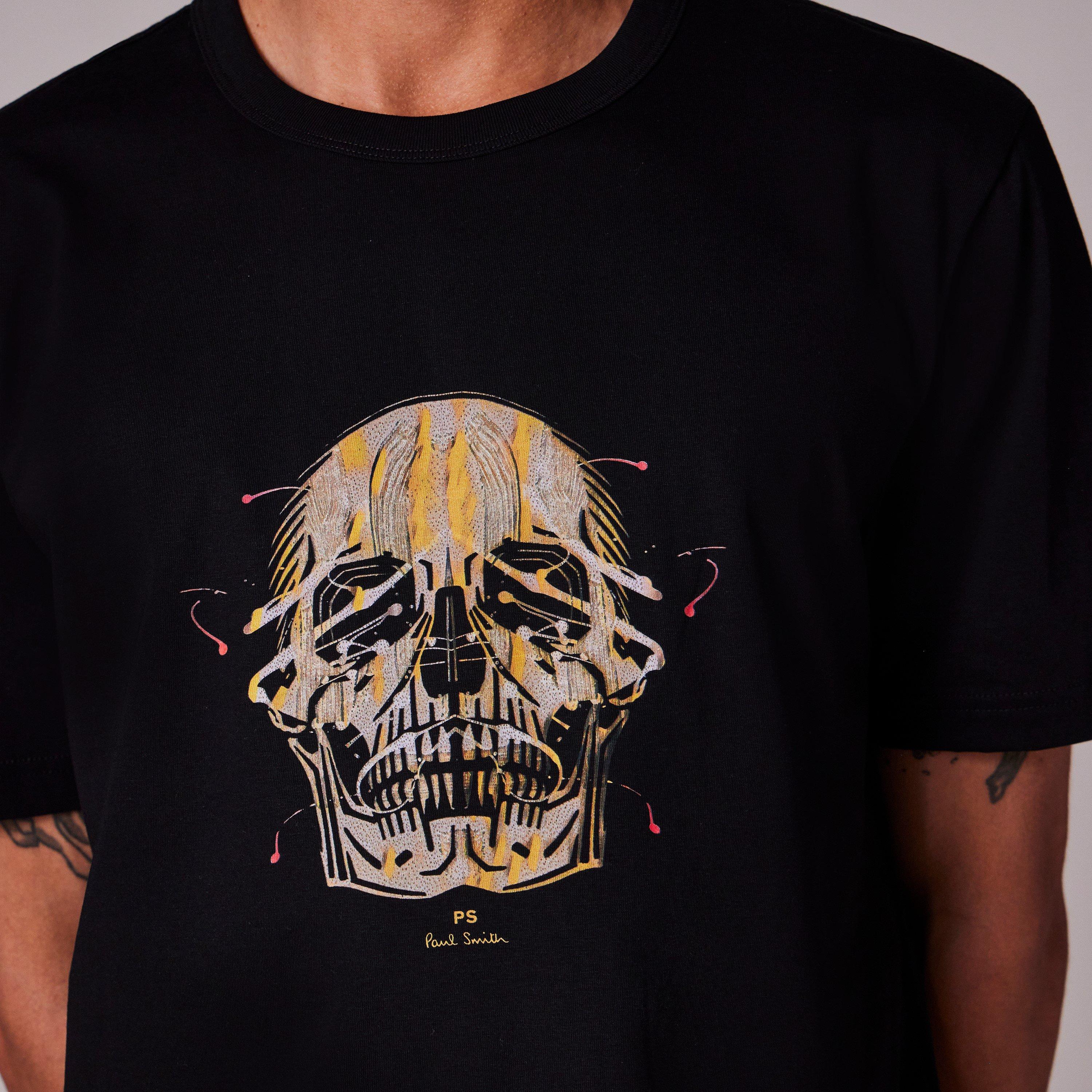 Black 79 - PS Paul Smith - Men's Skull Regular Fit T-Shirt - 3
