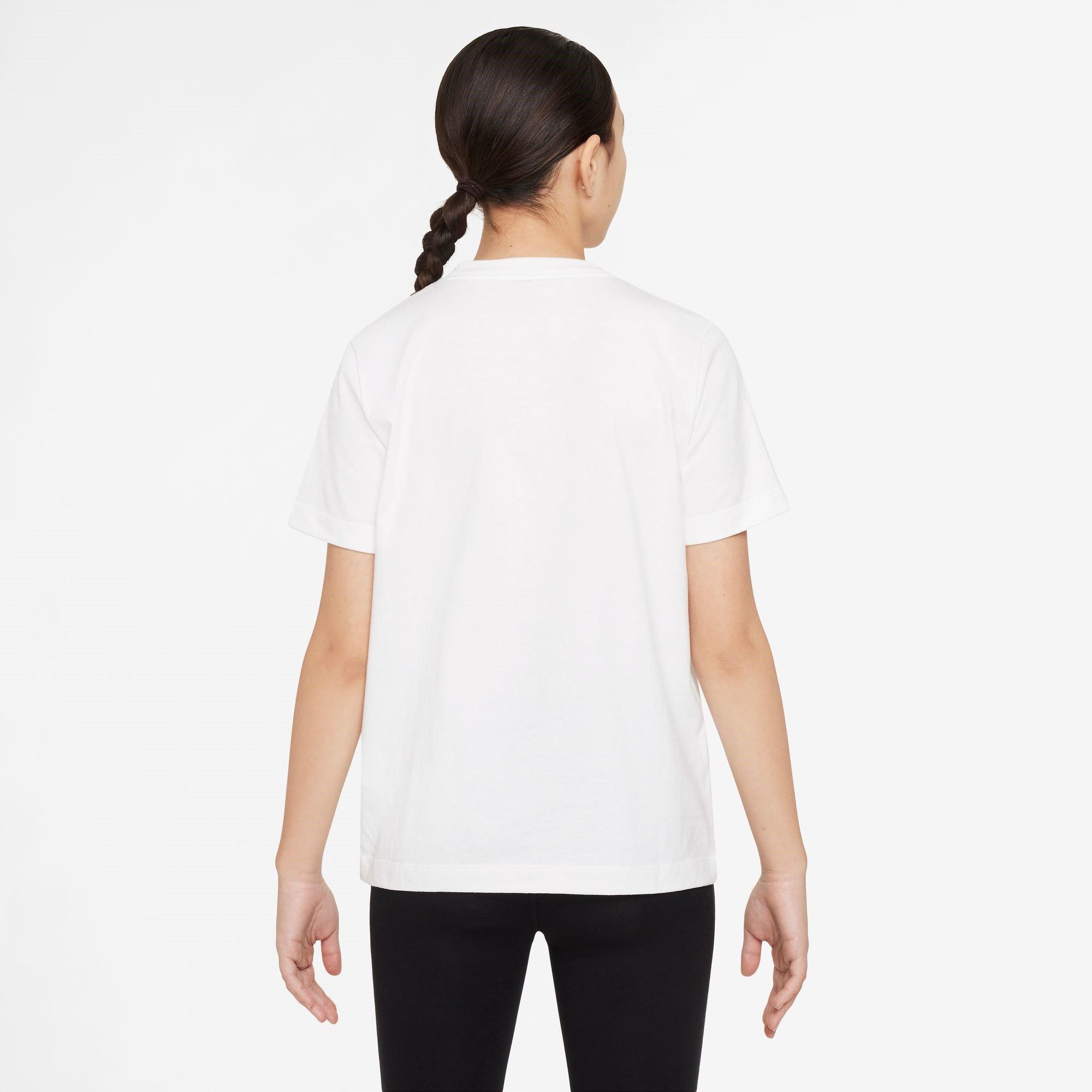 White/Blk/Red - Nike - Sportswear T-Shirt Junior - 4