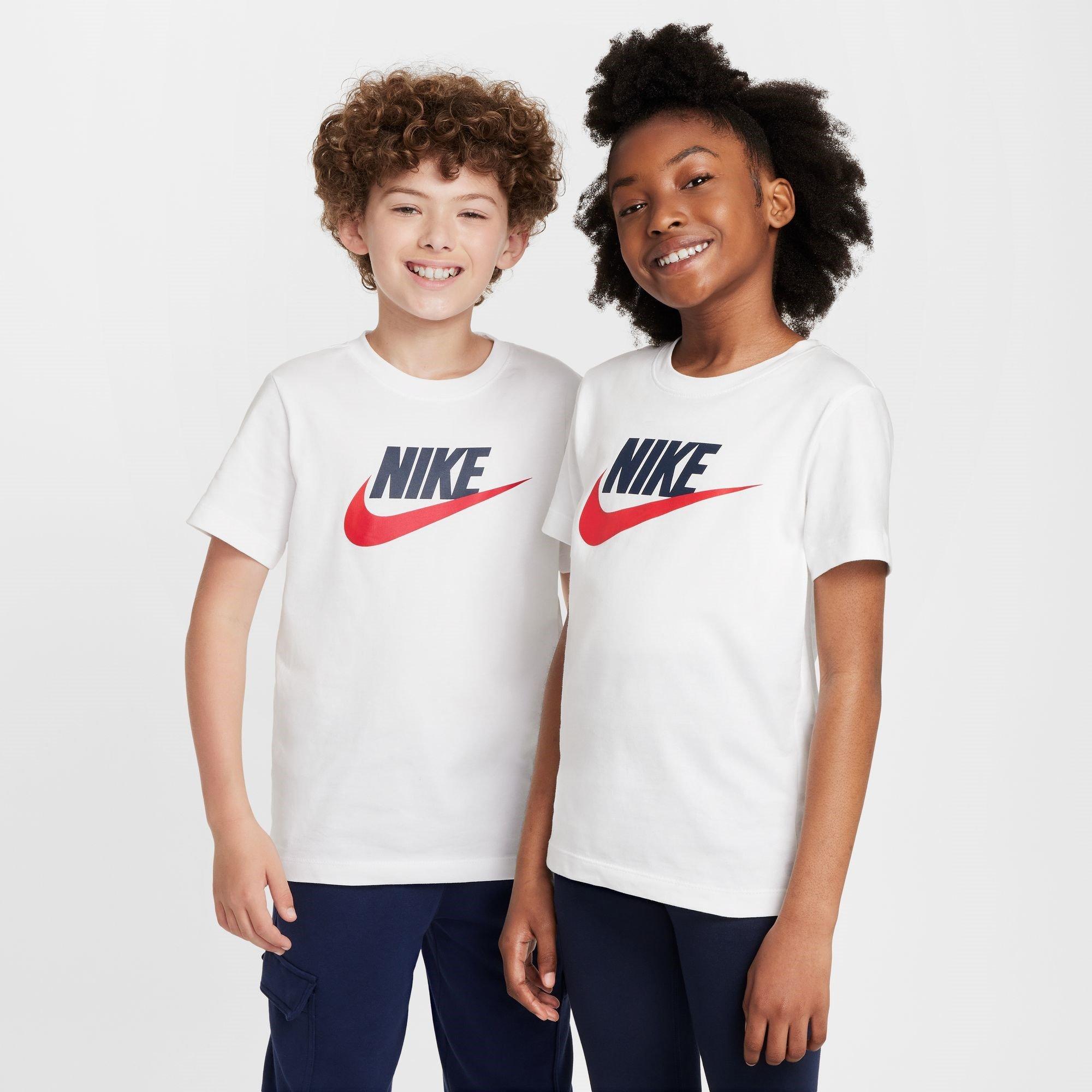 White/Blk/Red - Nike - Sportswear T-Shirt Junior - 5