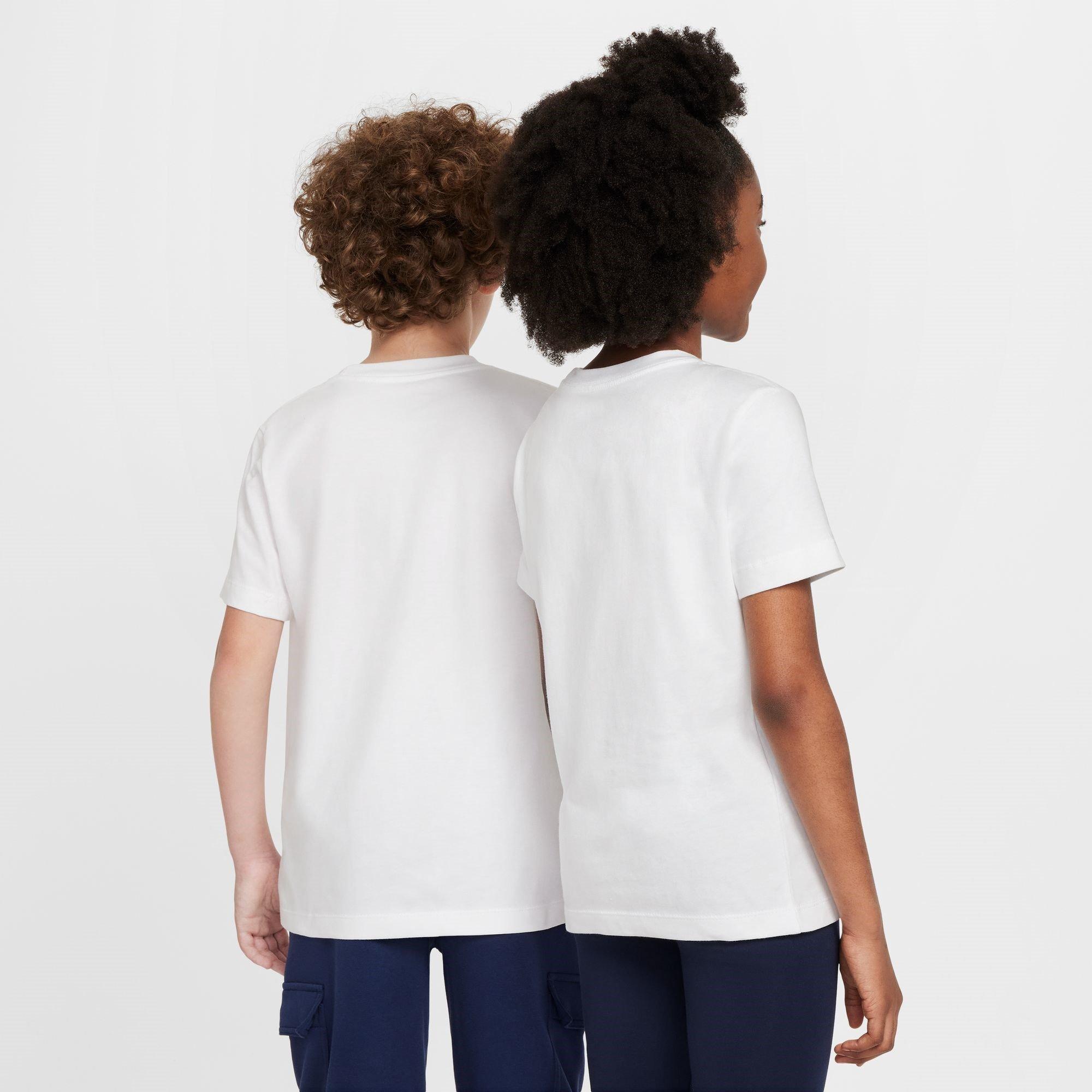White/Blk/Red - Nike - Sportswear T-Shirt Junior - 6