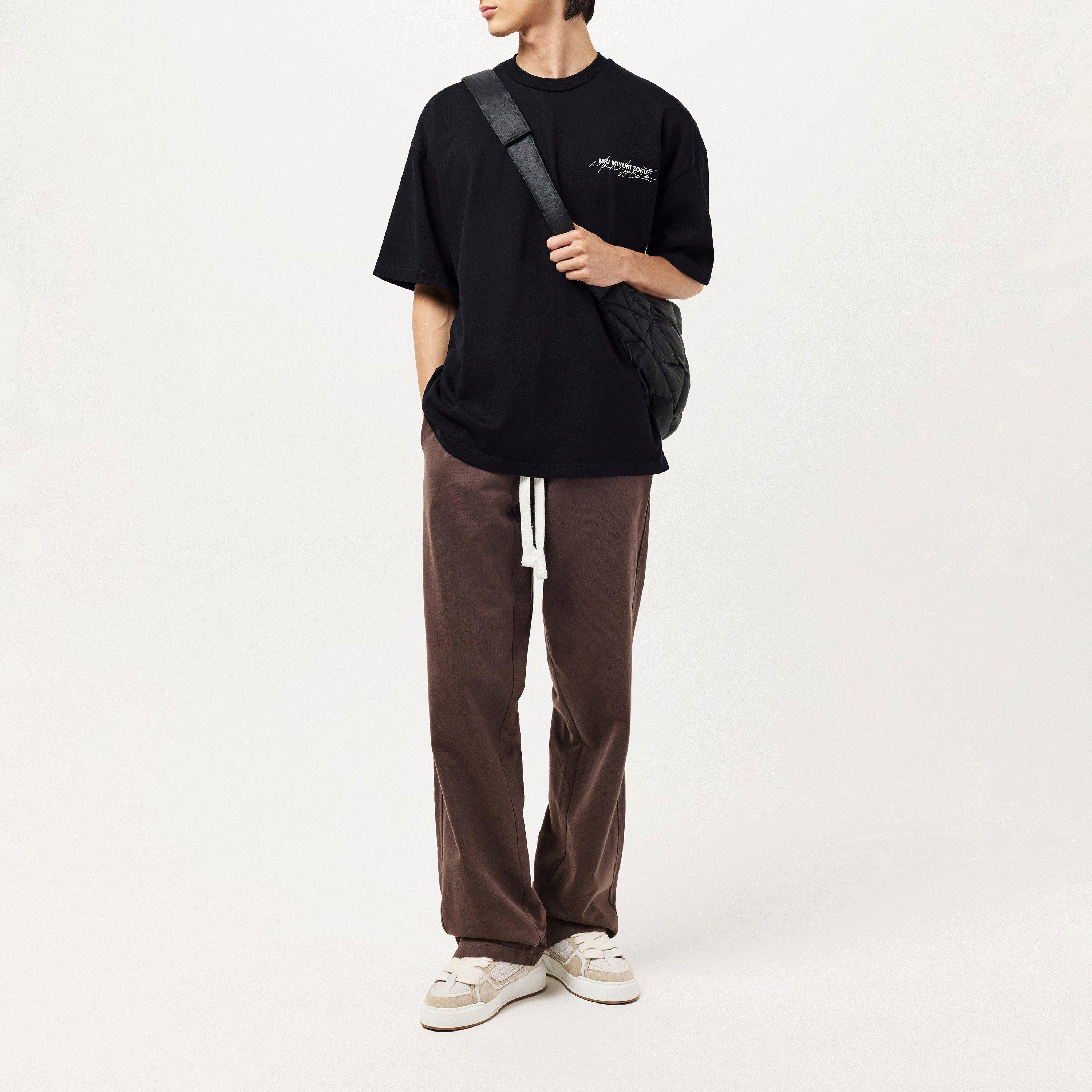 Black/Grey - MKI MIYUKI ZOKU - Script T-Shirt - 6