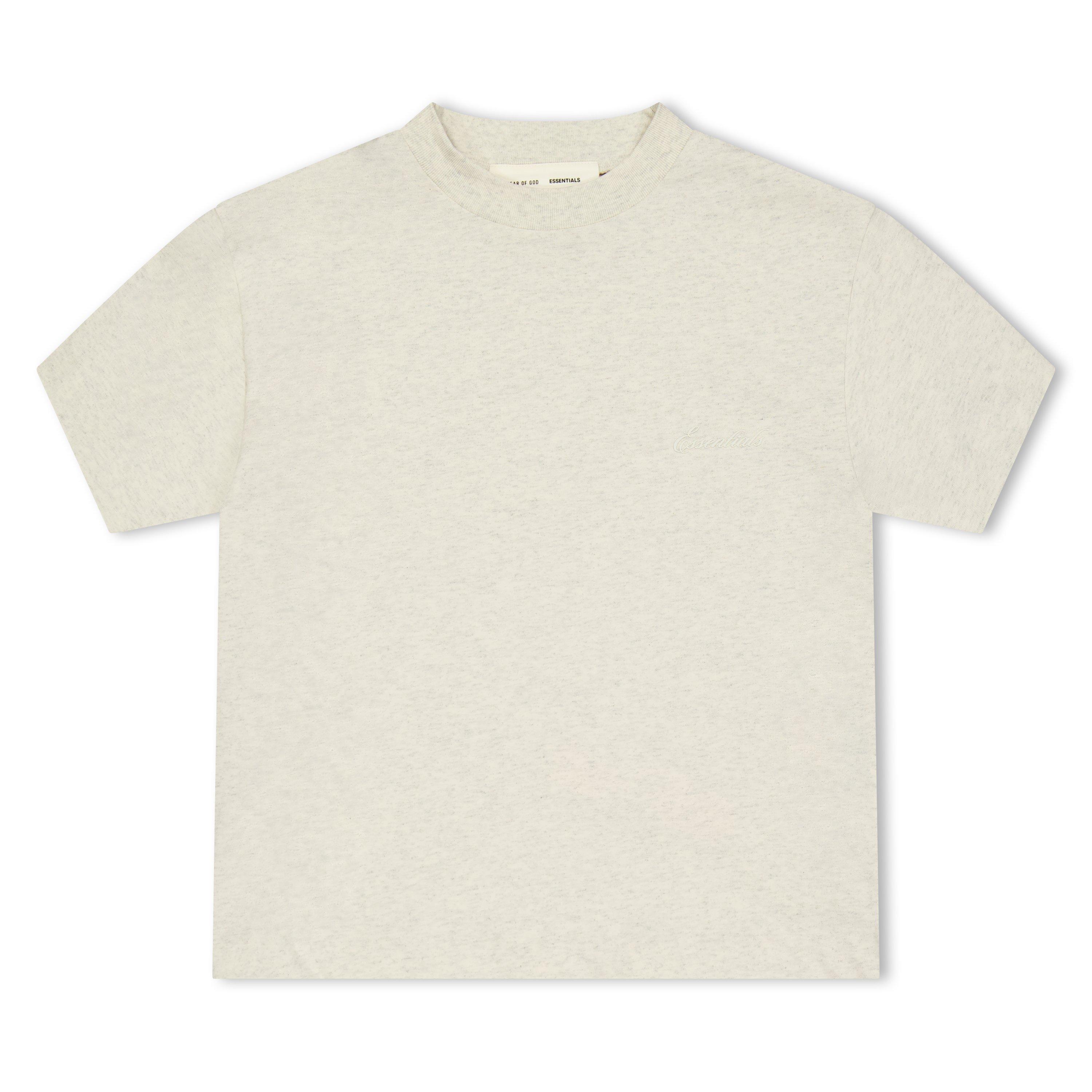 Fear Of God Essentials FGE Ess Tee Jn61 - Oatmeal Heather - Size 12Y