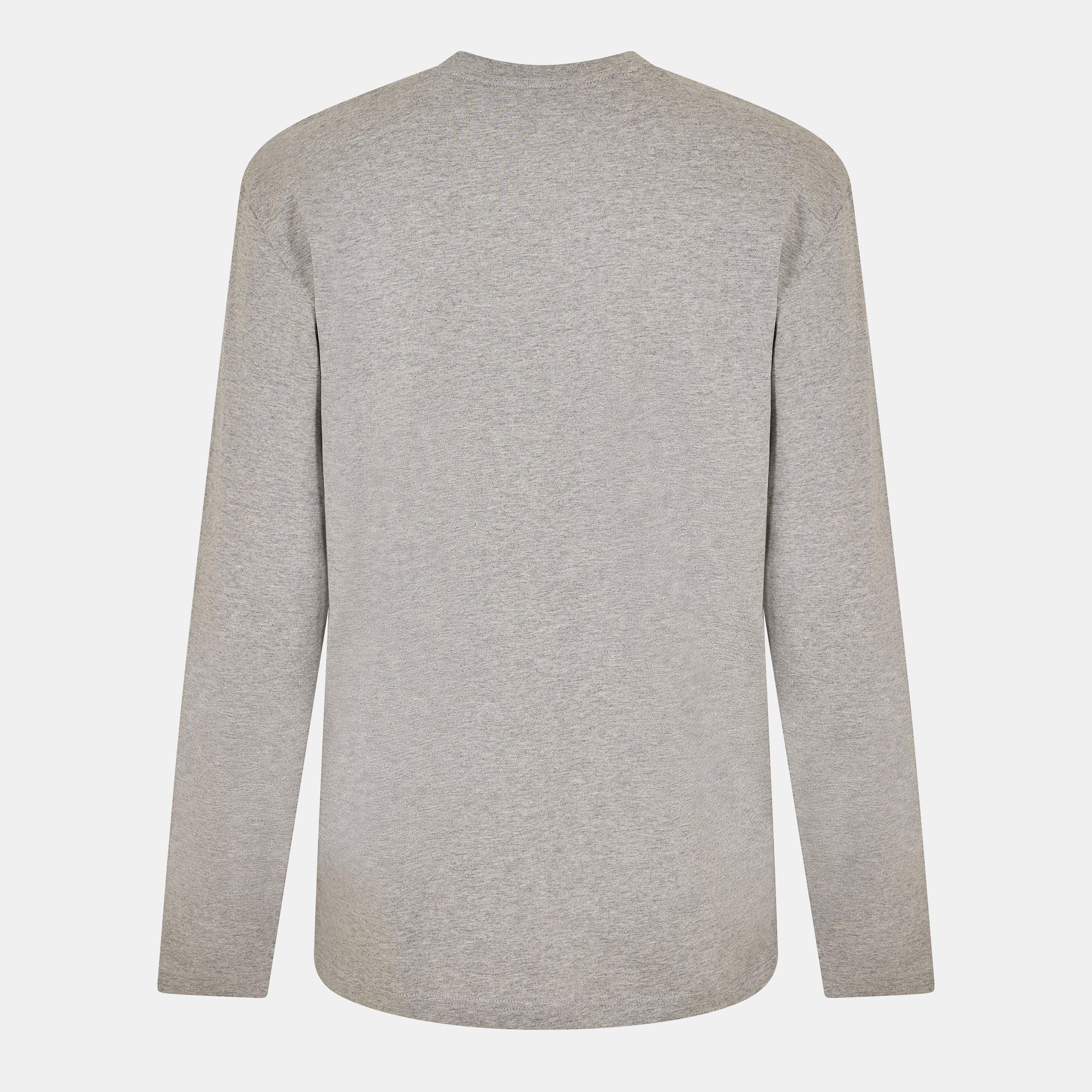 Grå/Sort - Off White - Skate Long-Sleeve T-Shirt - 2