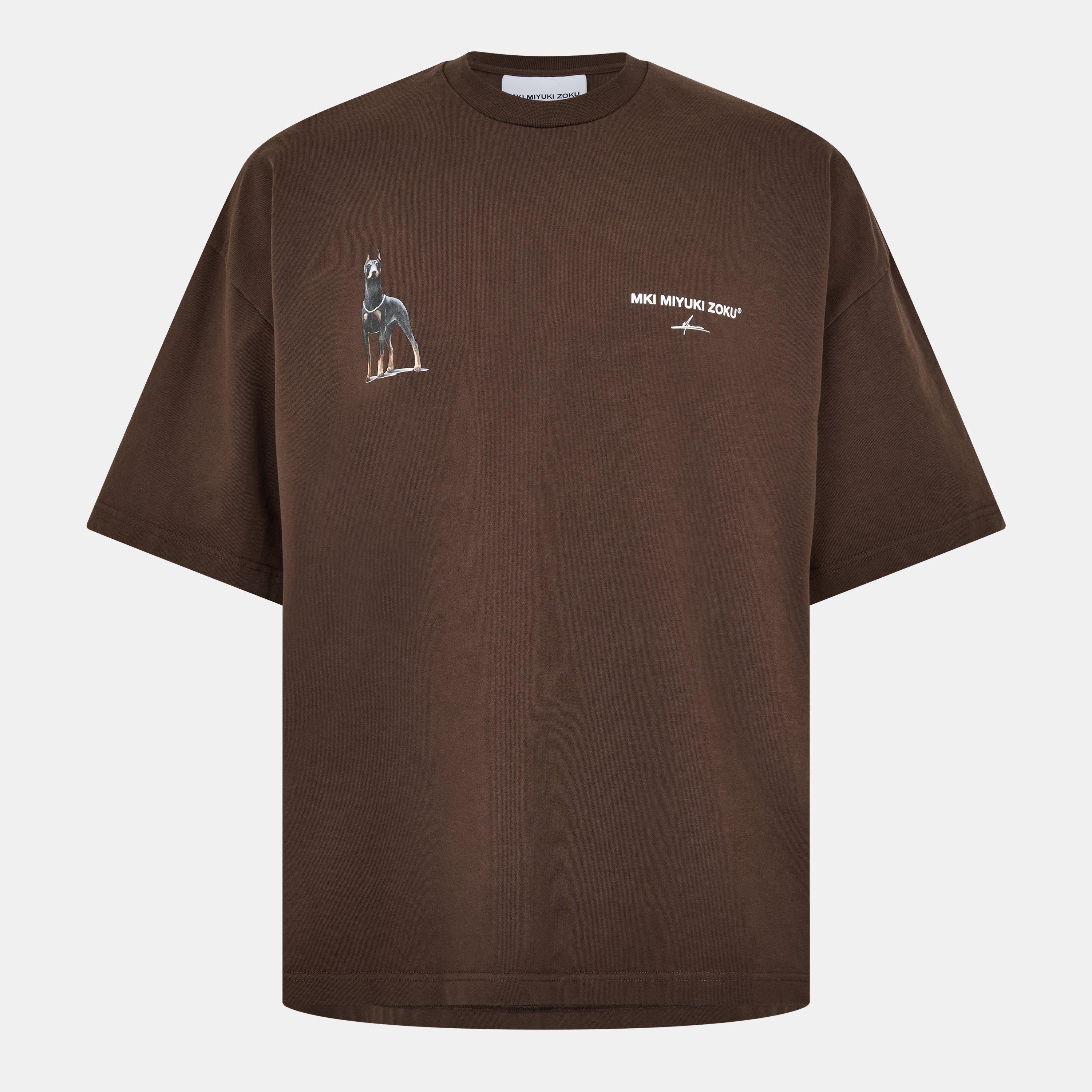 Brown - MKI MIYUKI ZOKU - Rubi Dobie T-Shirt - 2