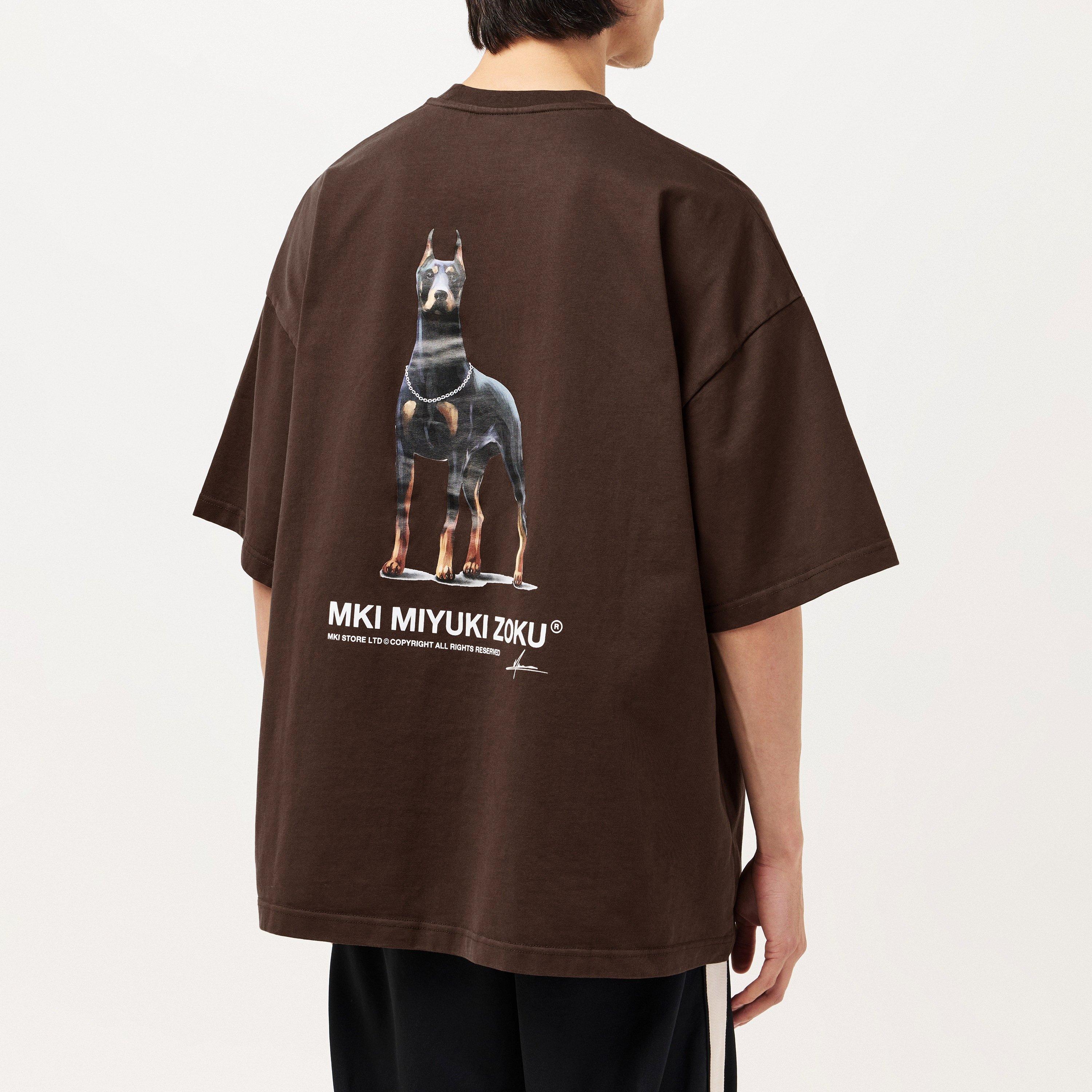 Brown - MKI MIYUKI ZOKU - Rubi Dobie T-Shirt - 4