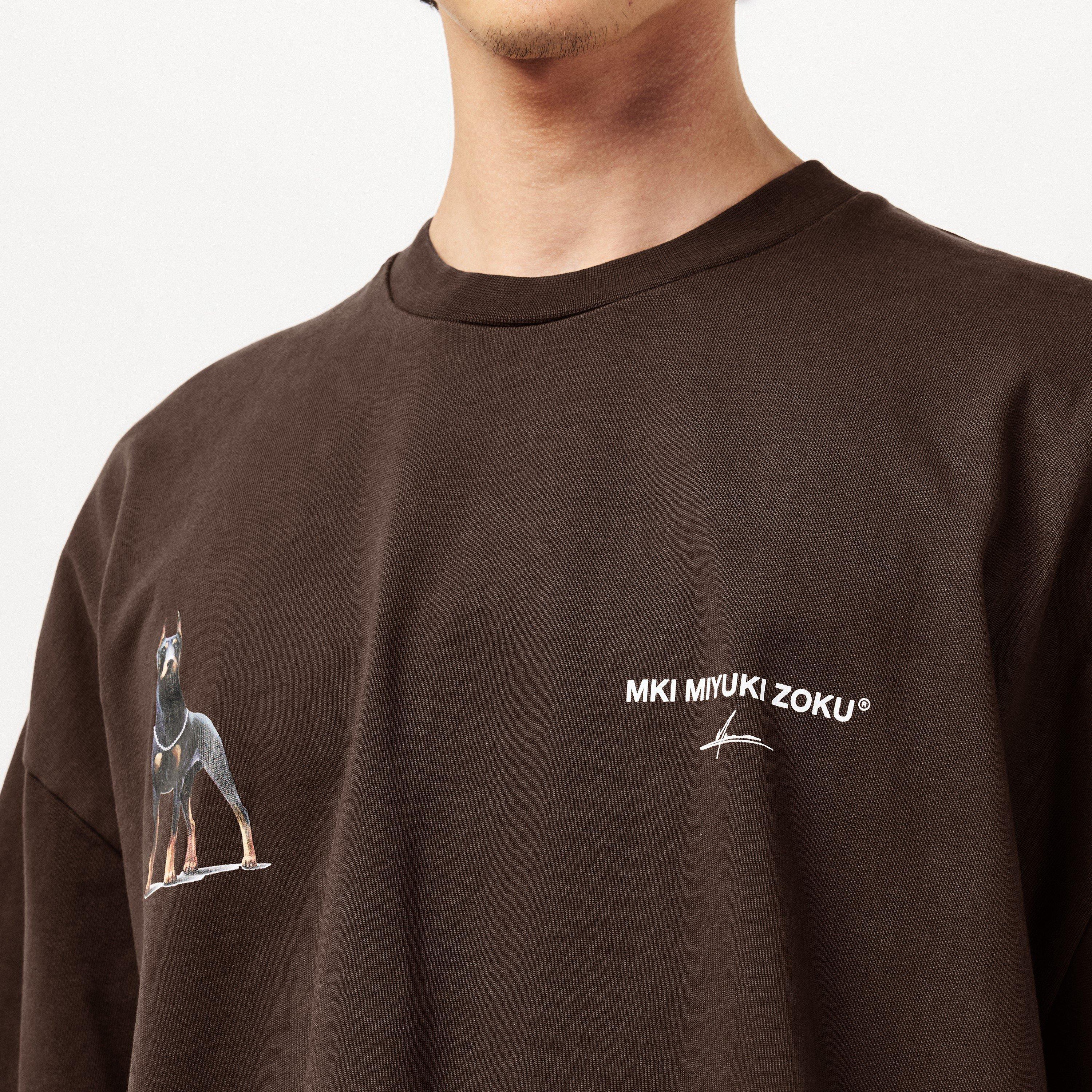 Brown - MKI MIYUKI ZOKU - Rubi Dobie T-Shirt - 5