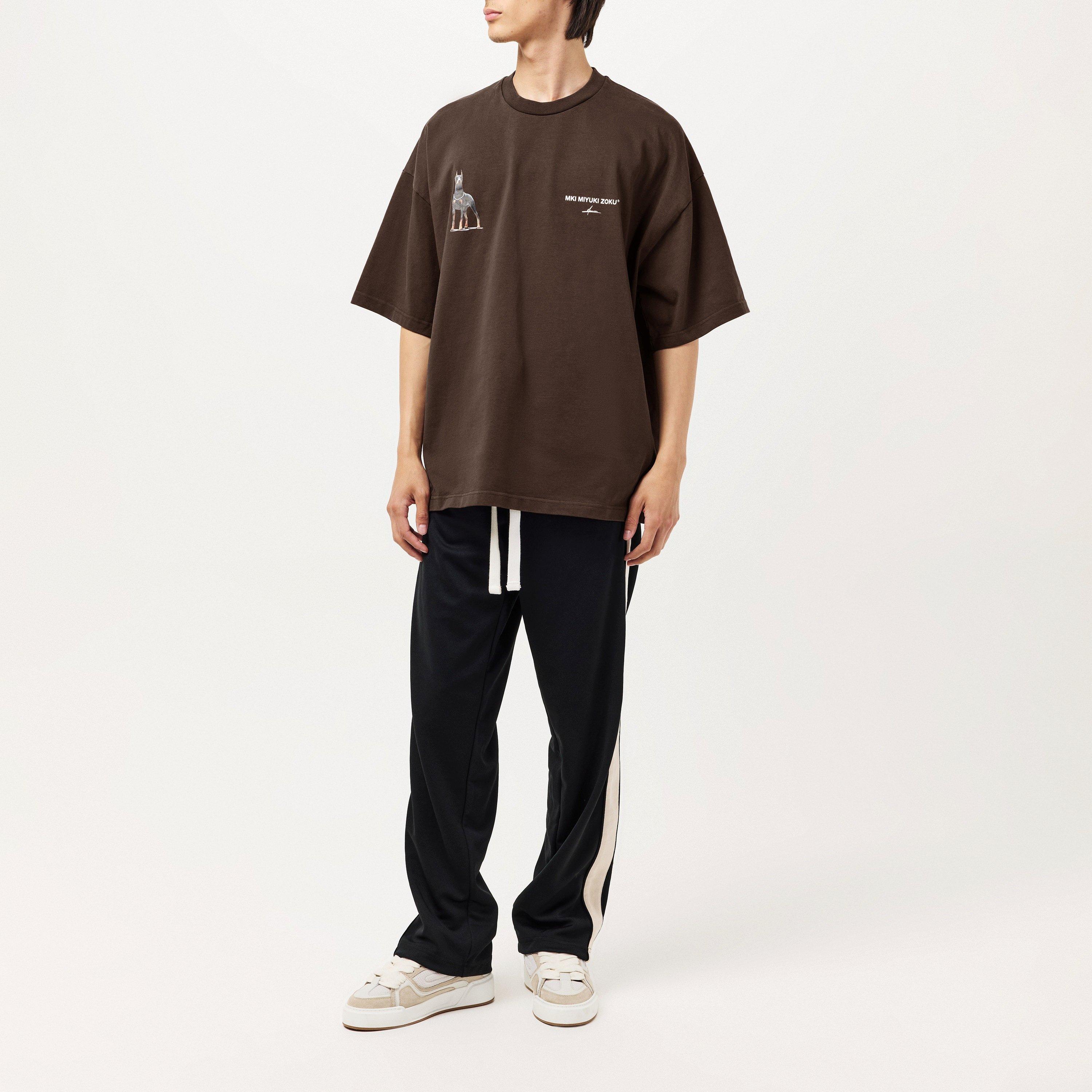 Brown - MKI MIYUKI ZOKU - Rubi Dobie T-Shirt - 6