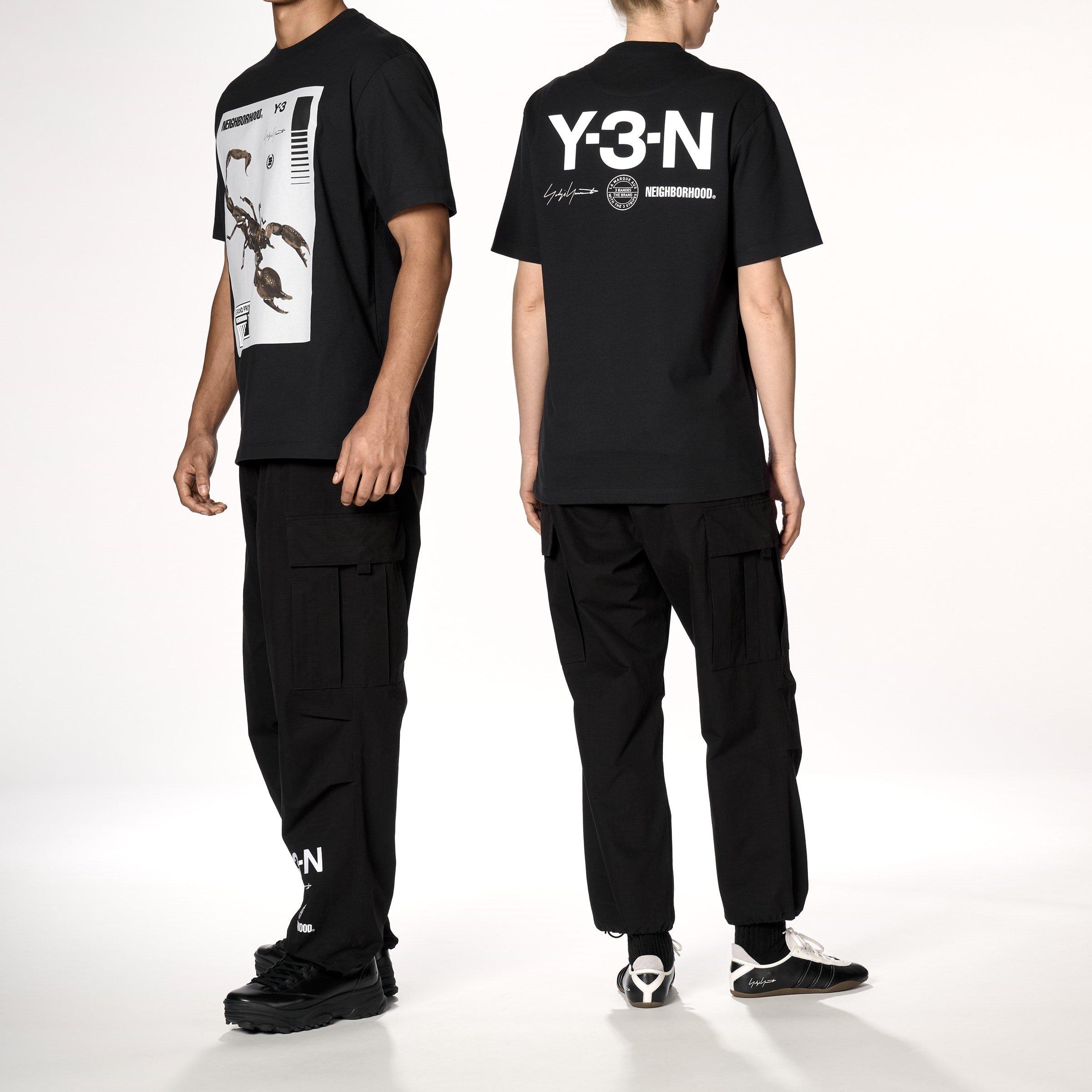 Black/Granite - Y3 - X Neighborhood Scorpion Graphic T-Shirt - 7