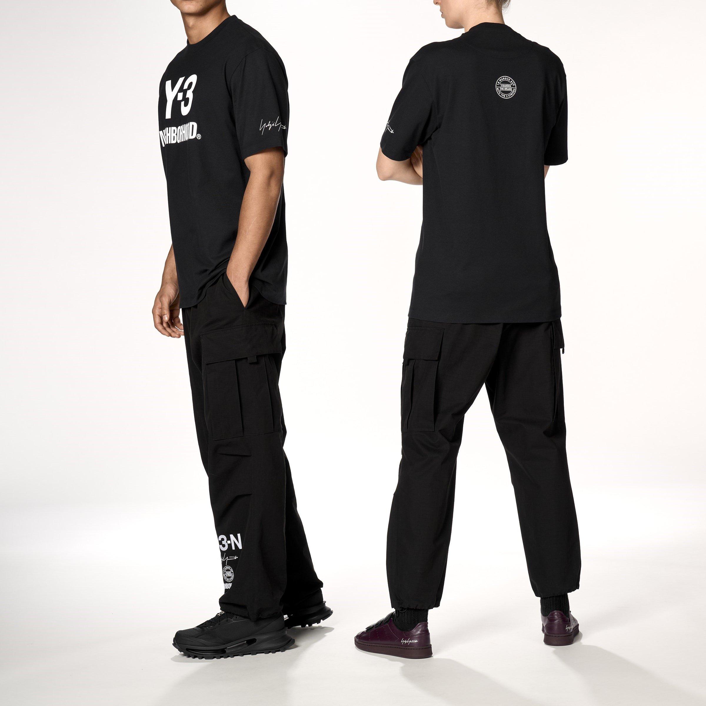 Black - Y3 - x Neighborhood Logo T-Shirt - 4