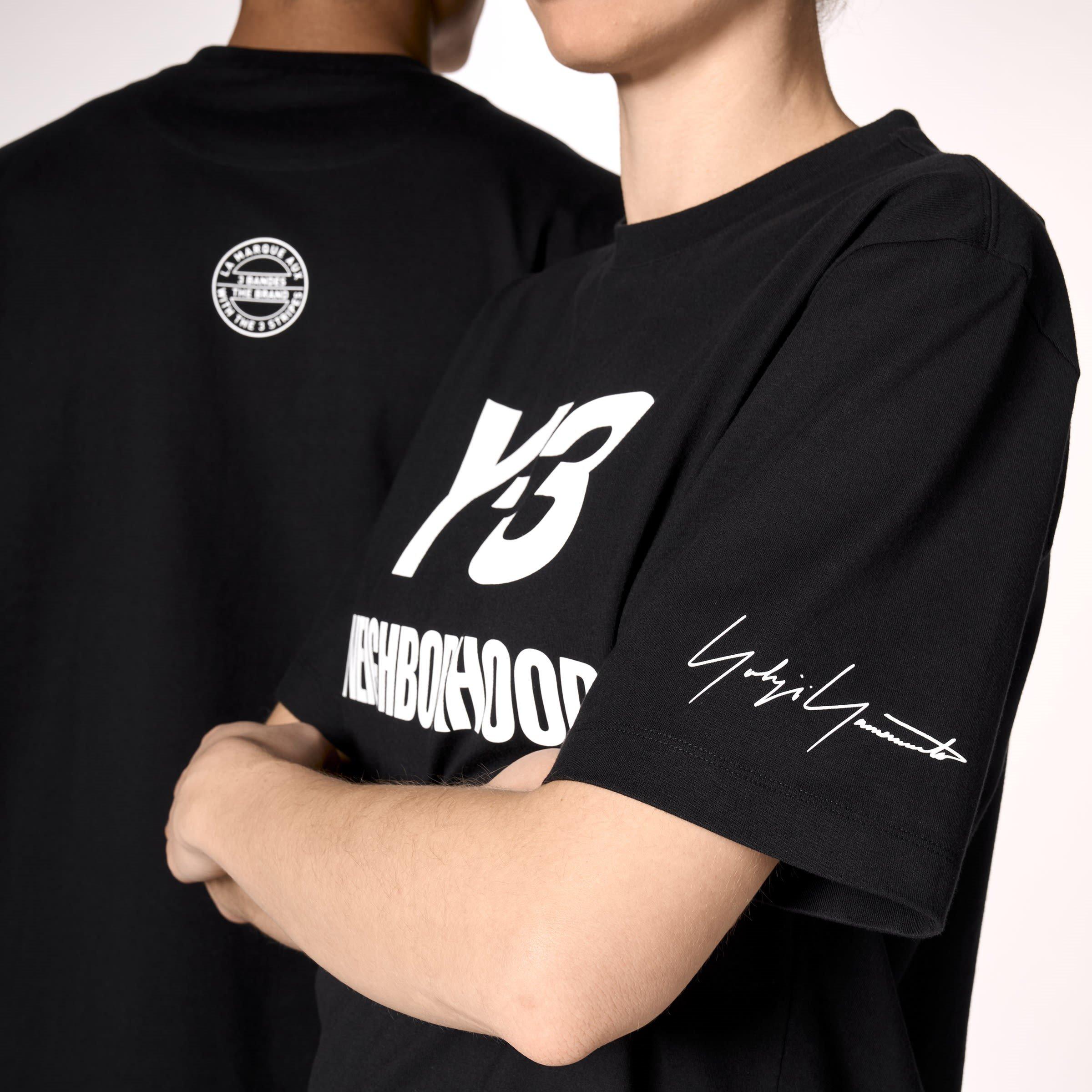 Black - Y3 - x Neighborhood Logo T-Shirt - 5