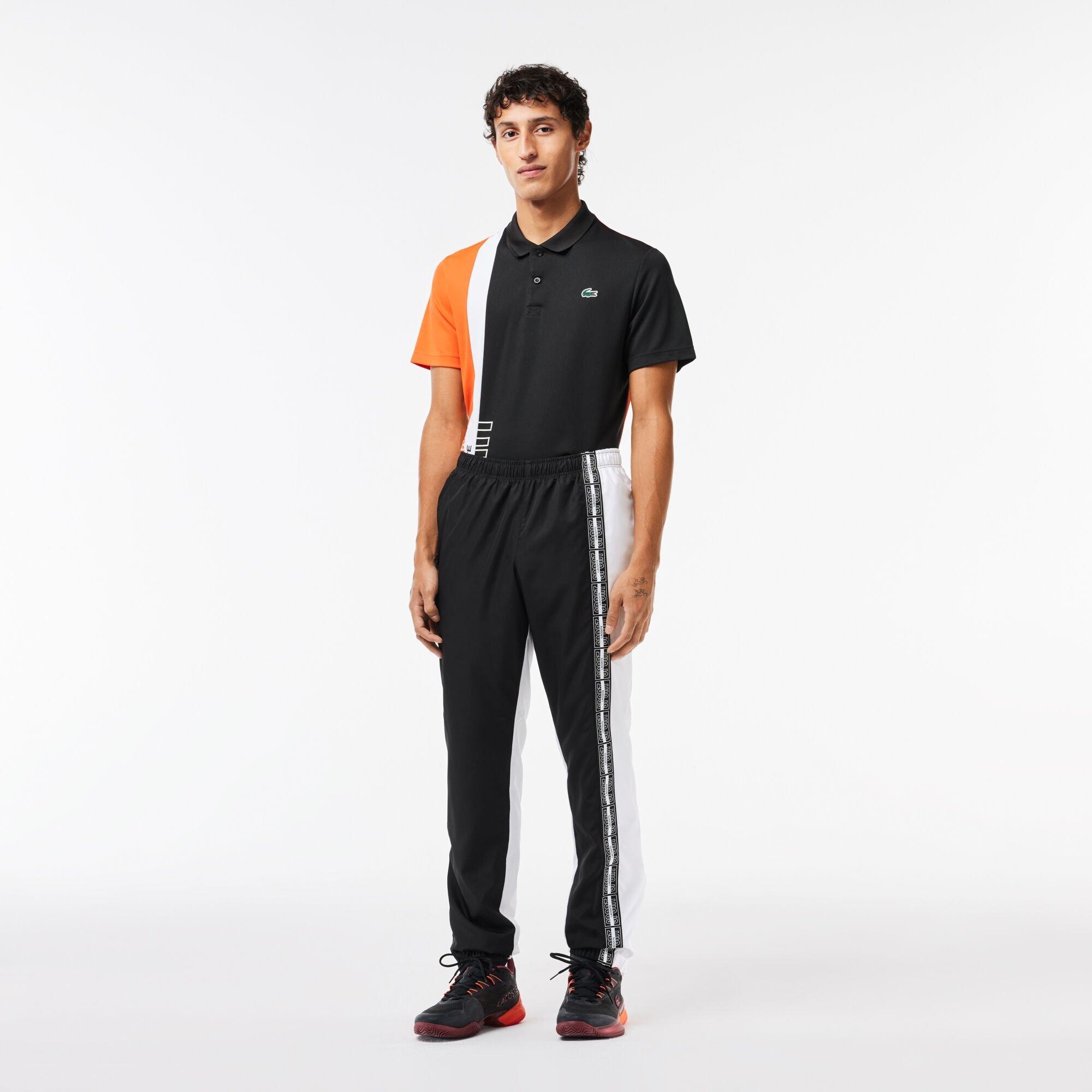 Black/White - Lacoste - Men's Slim Fit Joggers - 1
