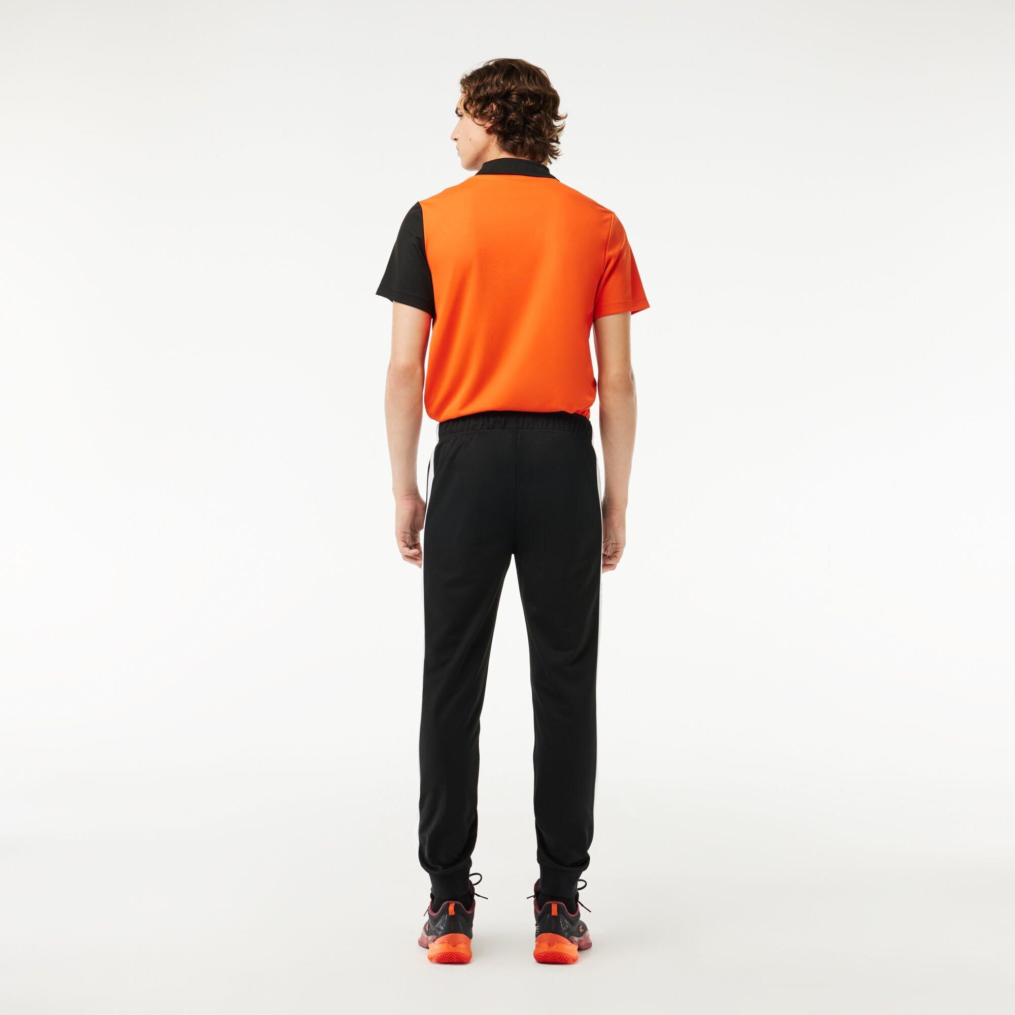 Sort/Hvid - Lacoste - Men's Slim Fit Joggers - 3